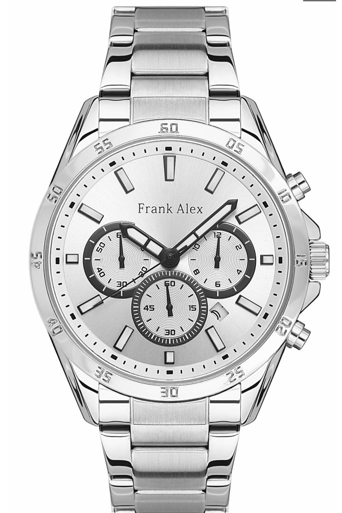 Frank Alex FA.G11504FM.01 Takvimli ve Kronometreli Erkek Kol Saati.
