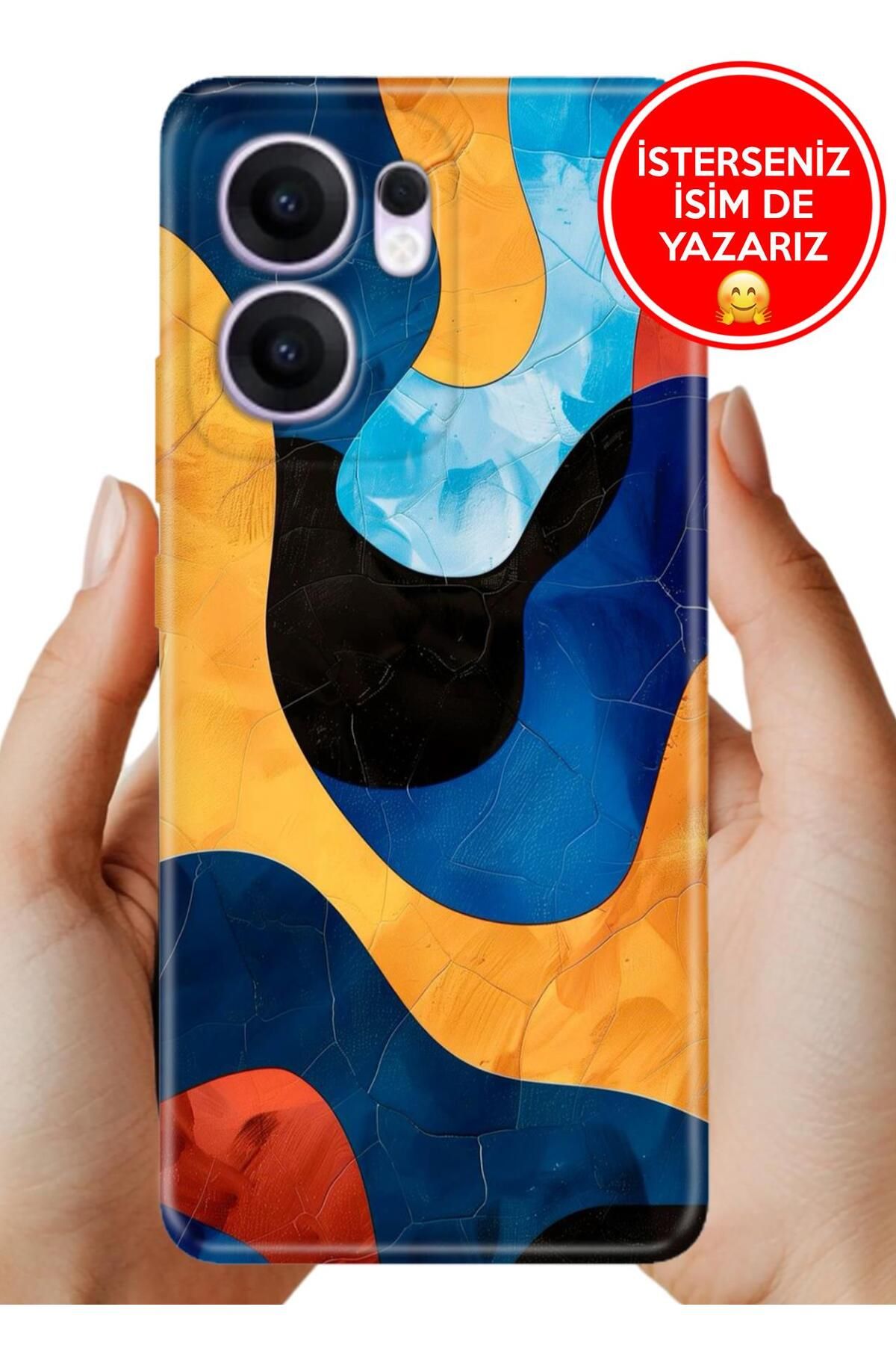 OPPO Reno 13F 5g Kılıf Oppo Reno 13F A Kalite Baskılı Art Silikon Boyama 8875