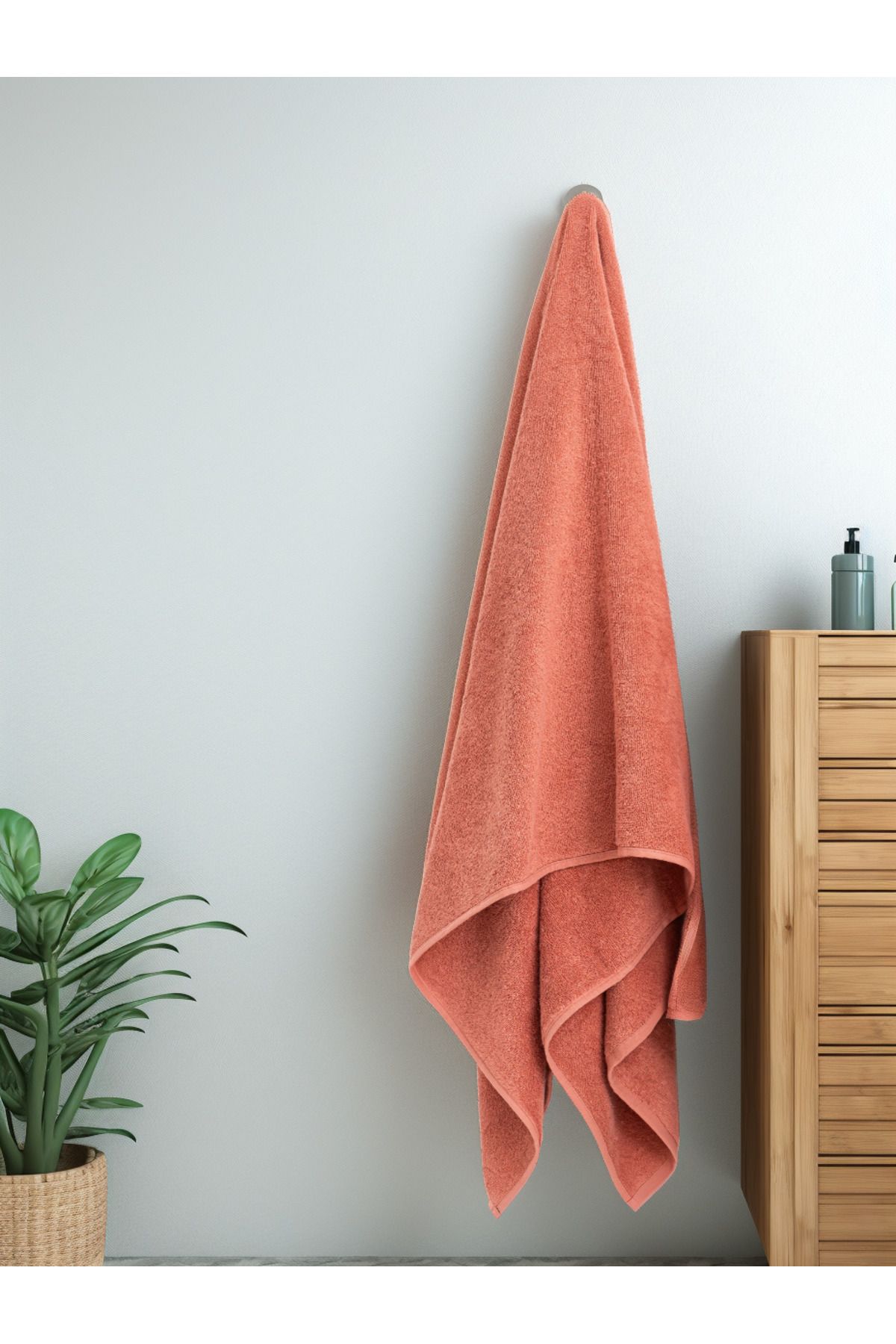 Rikka Home Coresoftair™ %100 Pamuk, Ekstra Yumuşak, Banyo Havlusu (1 Adet- 76x137 cm)