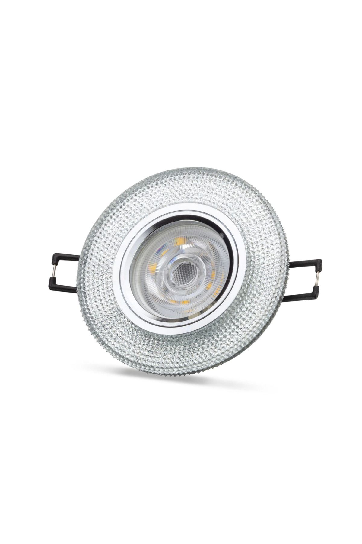 Heez NOAS YL65 1707 Lita Led Çerçeveli 4000K Kristal Cam Spot Kasa - Priz ve Anahtar İçin Uyumlu Çerçeve