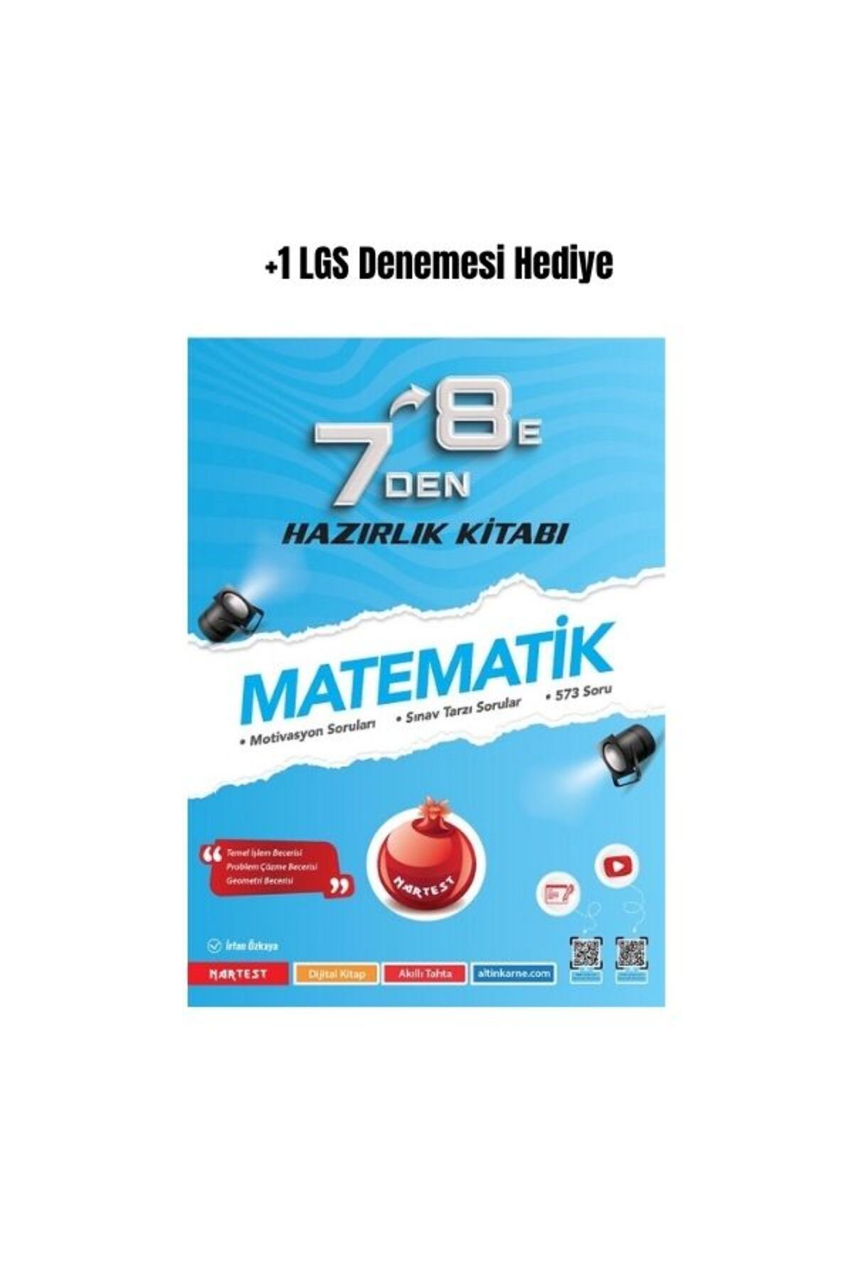 Nartest Yayınları Nartest 7 Den 8 e Matematik Hazırlık Kitabı