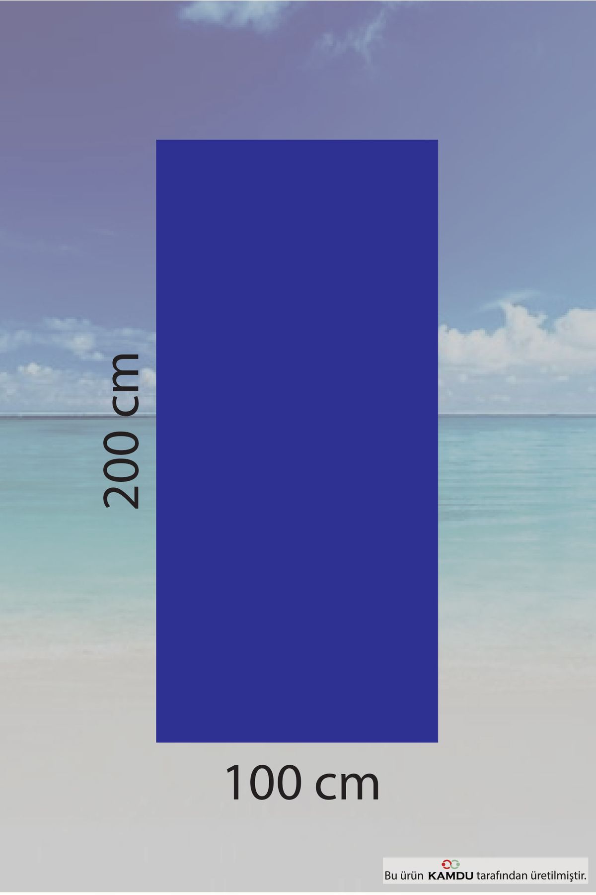 QURRY-100% Cotton Beach Towel, Large Size 100 X 200 Cm, 4 Layer Muslin Beach Towel, Sunbed Towel 3