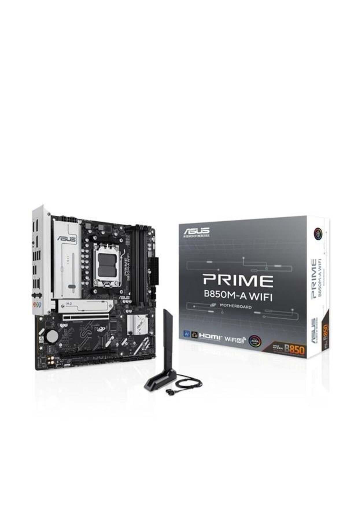 ASUS PRIME B850M-A WIFI6E DDR5 HDMI-DP TYPEC PCIE 5.0 AM5 MATX