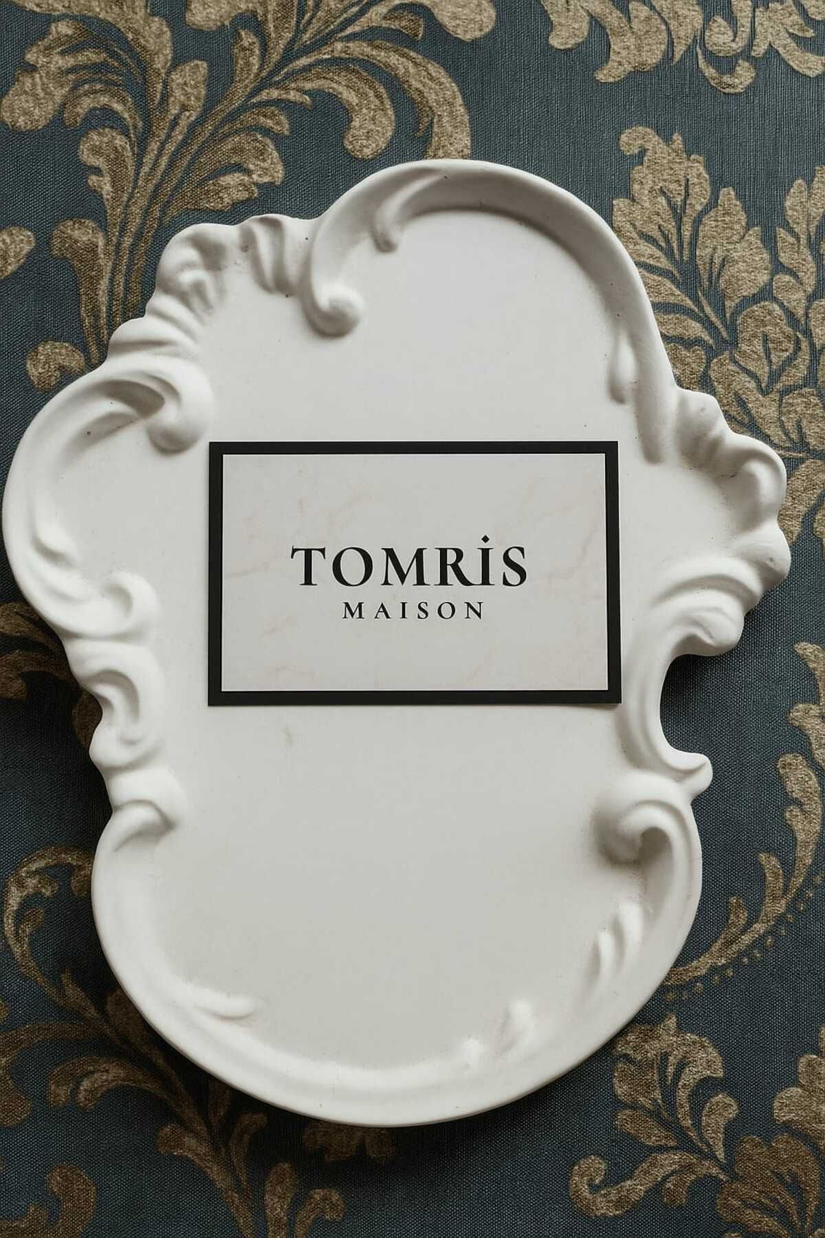 Tomris Maison Minimal Vazo - Dekoratif Masa Üstü Mini Tabak