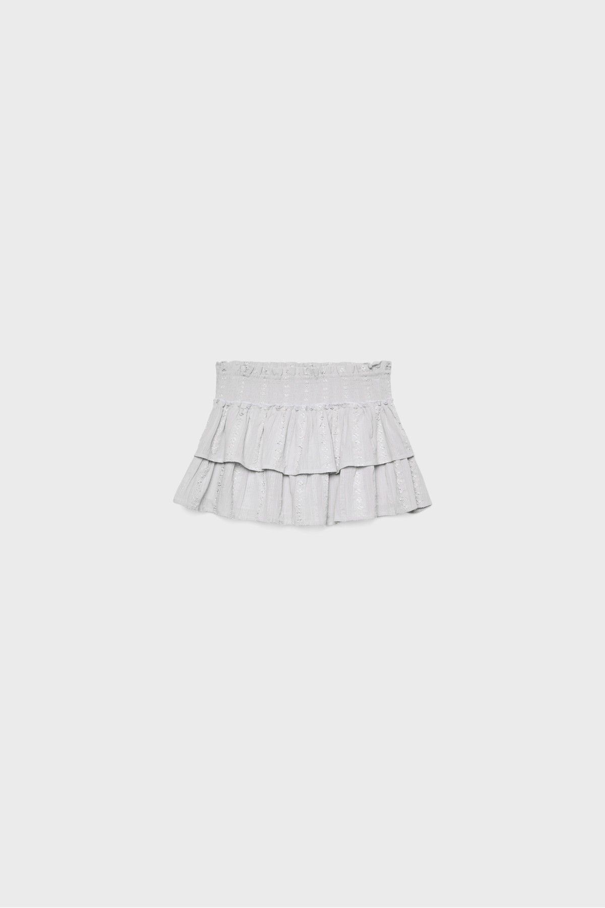Stradivarius-Flowing skort with ruffles 6