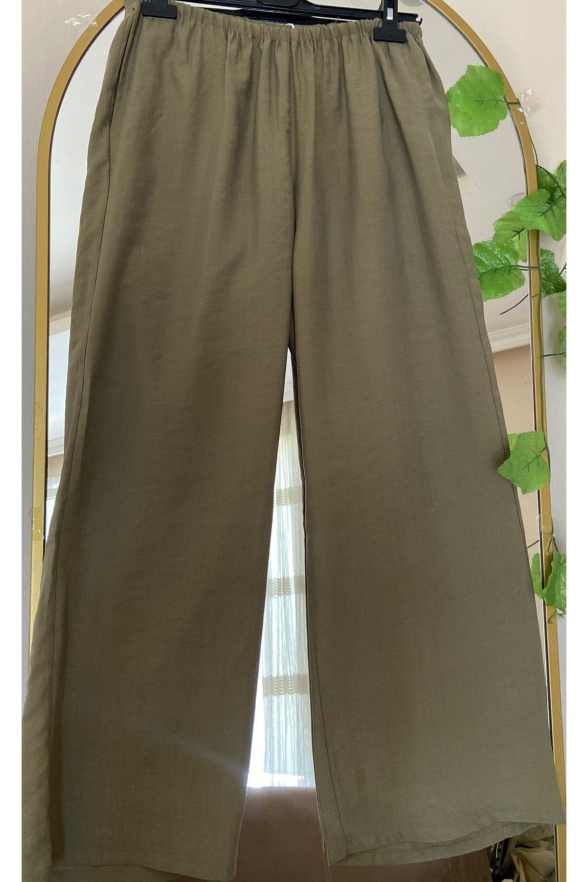 Dagü Design Kadın cepli bol paça relax pantolon