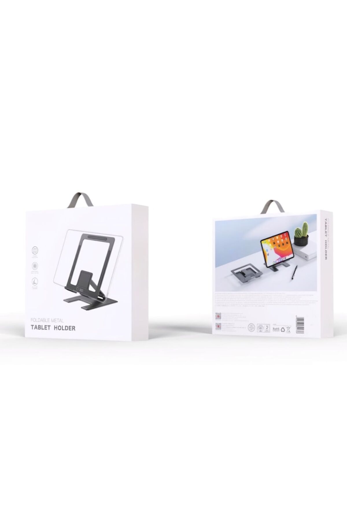 OEM-Portable Stand for Tablet, Adjustable Angle, 7.9-12.9 inch, Aluminum, Grey 3