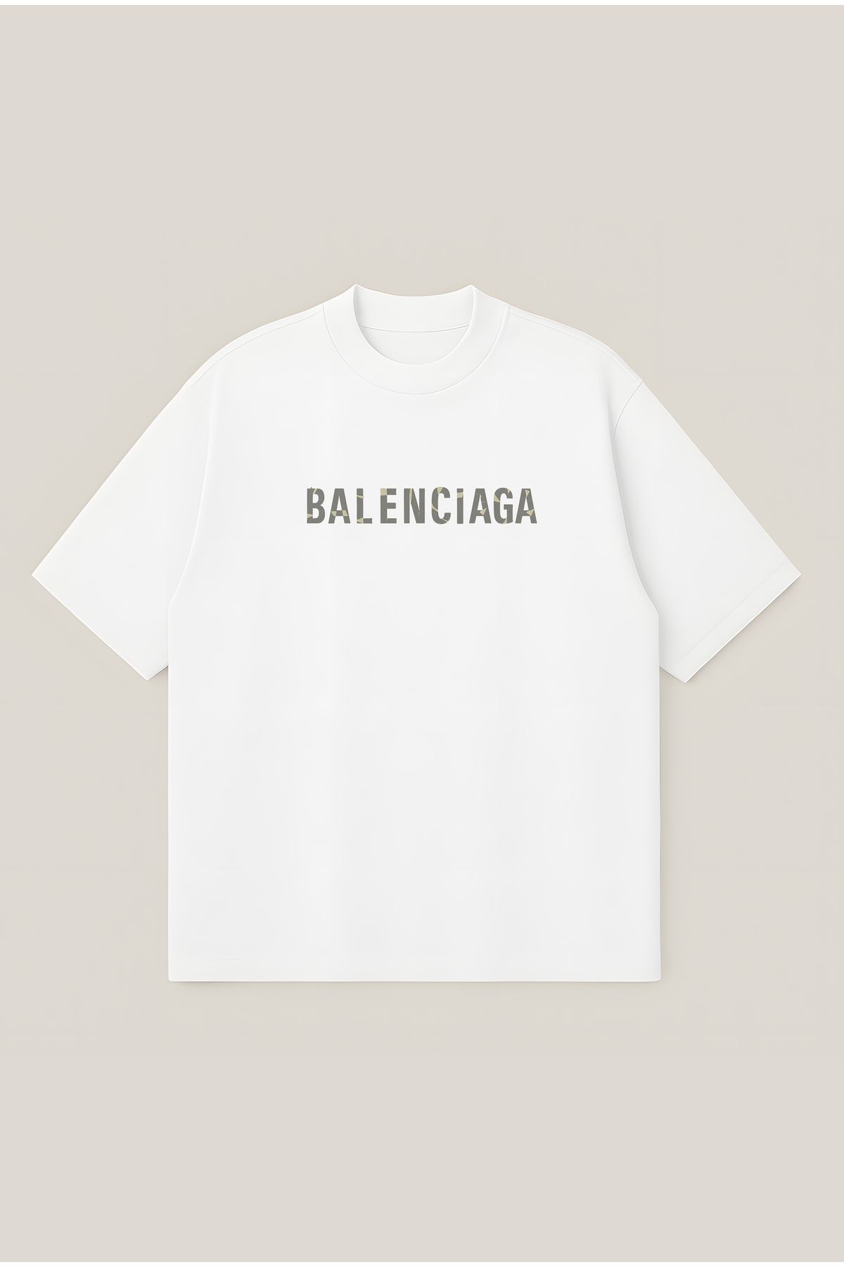 Moon Dancer Balanc Unisex %100 Organik Pamuklu Kalın Dokulu Oversize Bisiklet Yakalı T-shirt