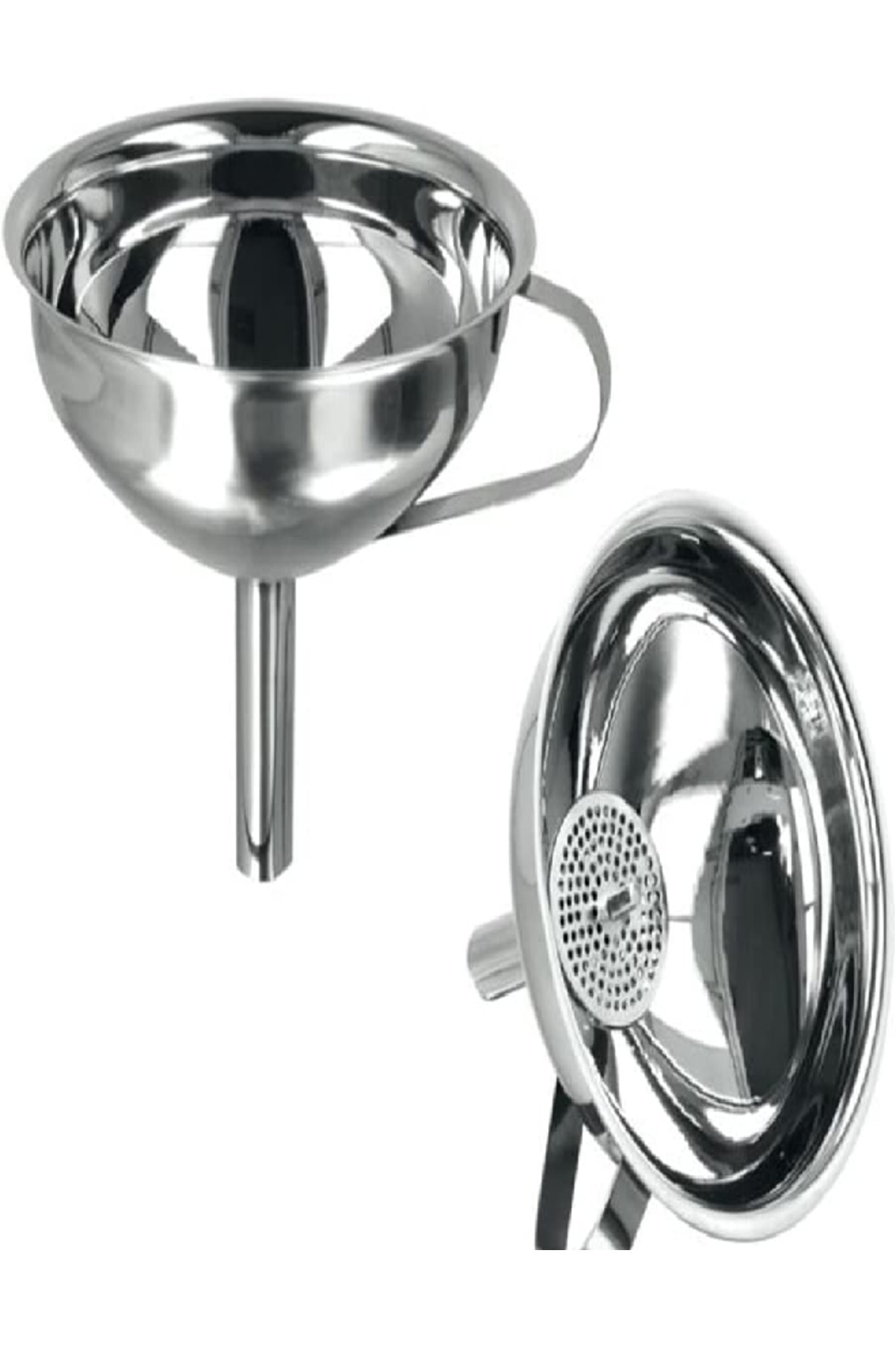 Metaltex-Funnel with Removable Sieve Insert – 1PC 1