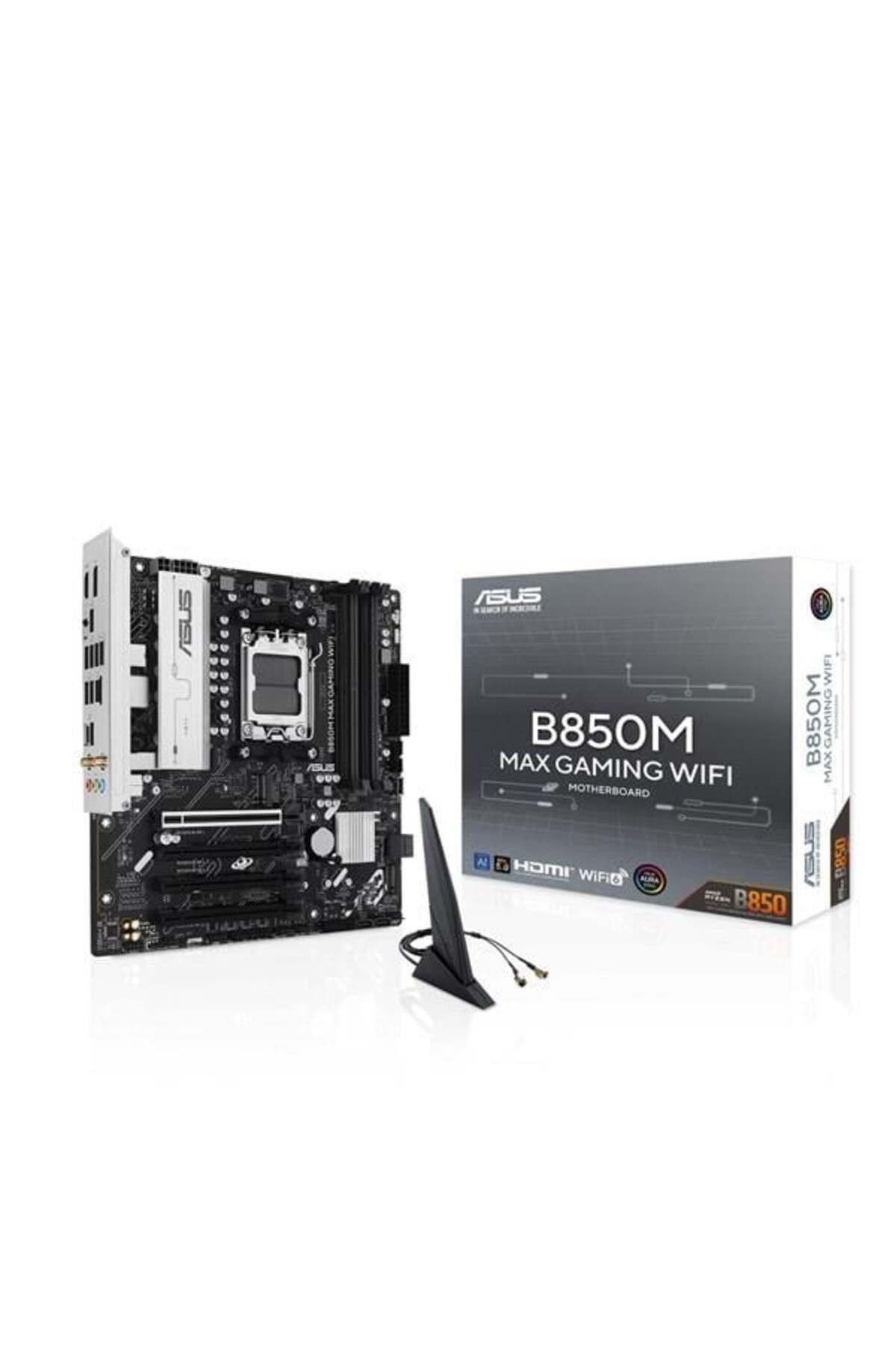 ASUS B850M MAX GAMING WIFI6 DDR5 HDMI-DP TYPEC PCIE 5.0 AM5 MATX