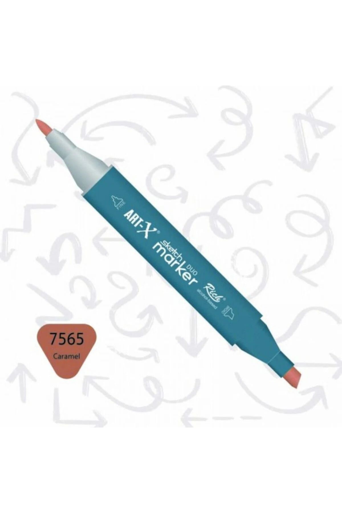 Art Tone ART-X Çift Uçlu Sketch Alkol Bazlı Marker Kalem 7565 Caramel