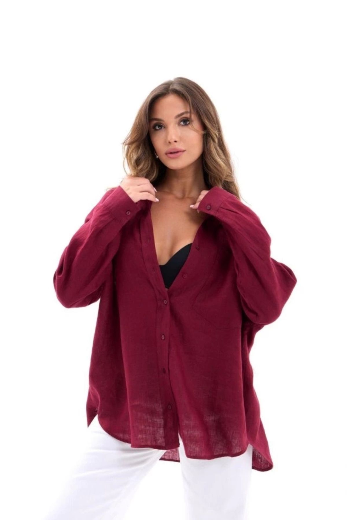 Butik 6899 GÖMLEK-BORDO
