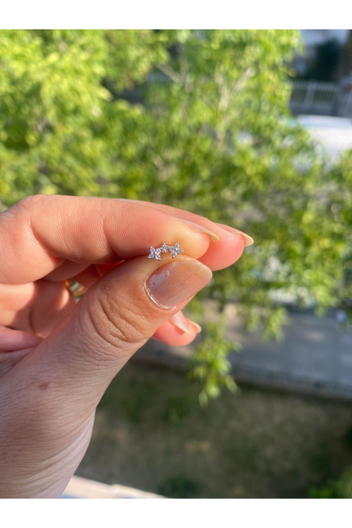 satirus Helix tragus kıkırdak çelik piercing
