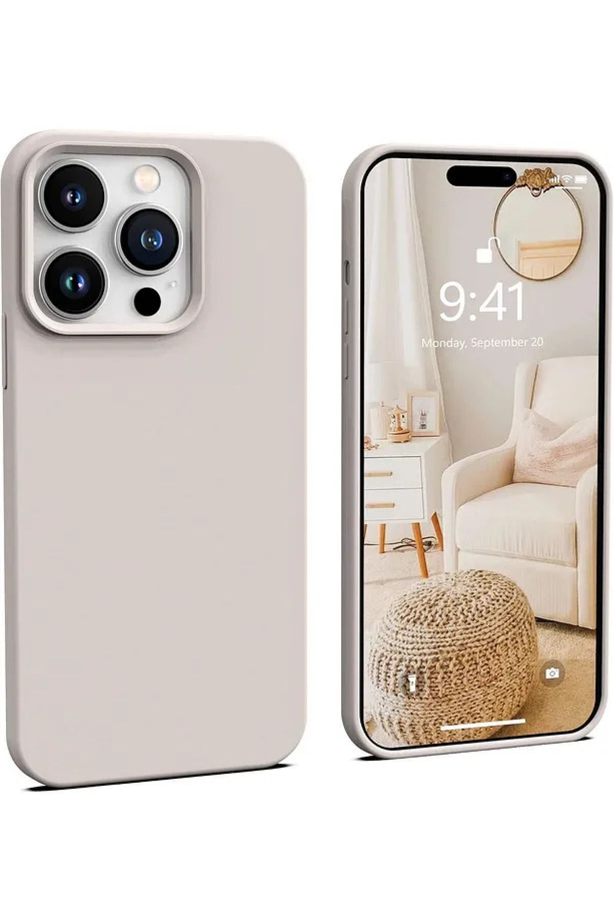 nexnova Apple Iphone 14 Promax Uyumlu Içi Kadife Lansman Silikon Kılıf Kapak