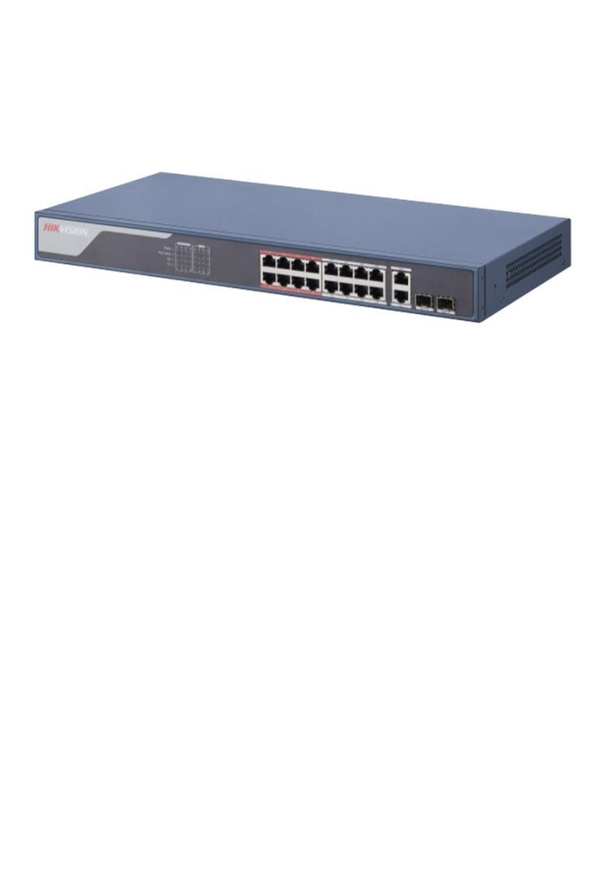 Hikvision DS-3E1318P-SI 16FEX1GE+1GE/SFP 225W GİGABİT POE SWİTCH