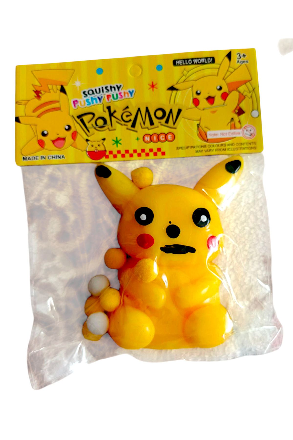 Umut Pokemon Sukuşi - Squishy Stres Oyuncak - Eğitici Oyuncak - Büyük Boy