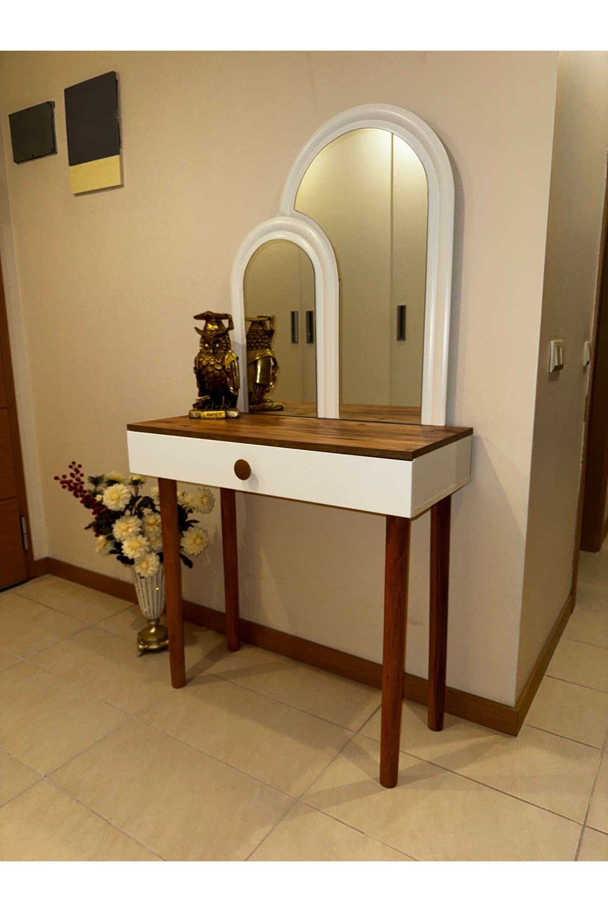 Home Dresuar ( Çekmeceli ) Mdf Membrran Ayna