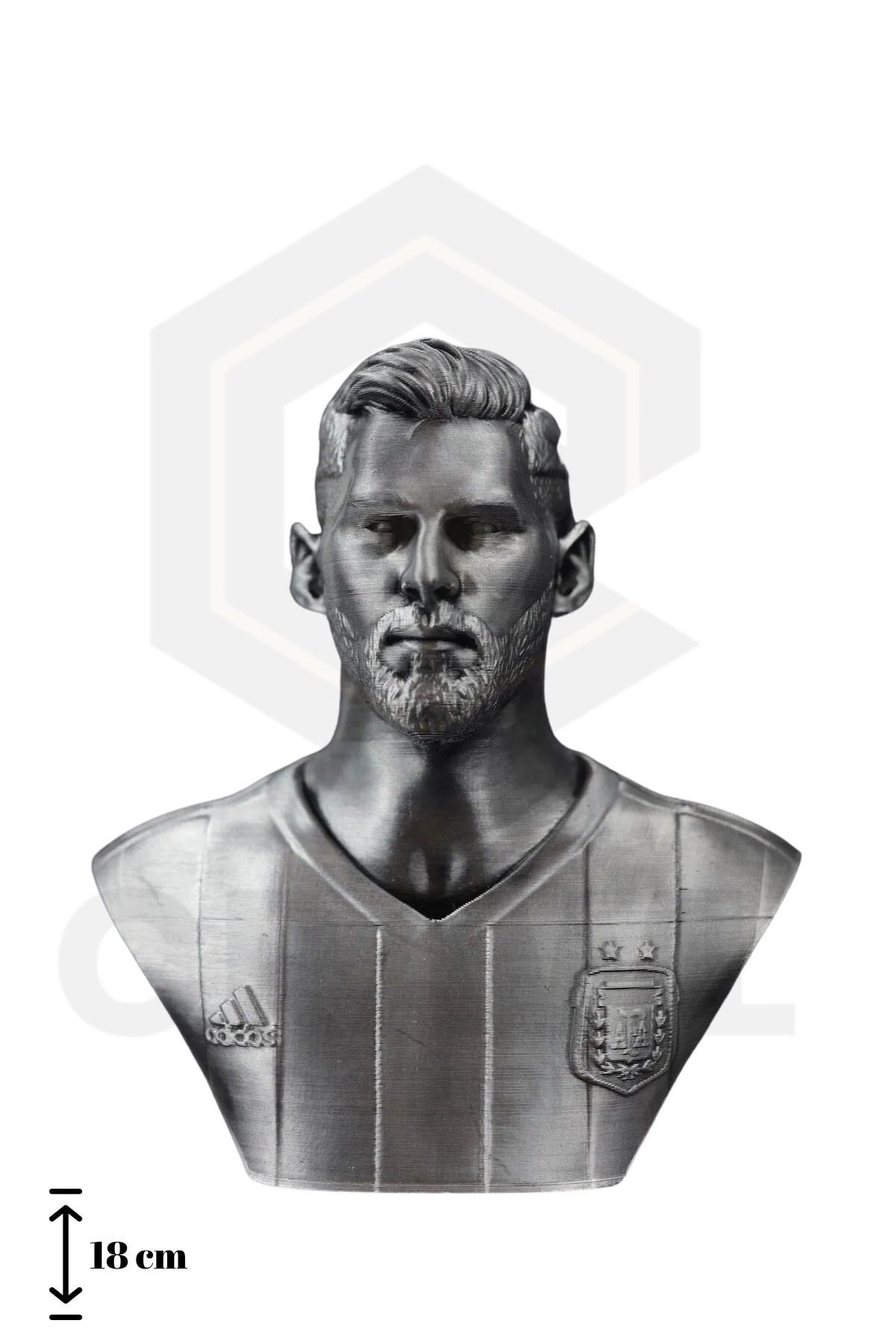 CRAWL 3D STUDIO Lionel Messi Figürü – 18 cm Özel Tasarım Koleksiyon Ürünü