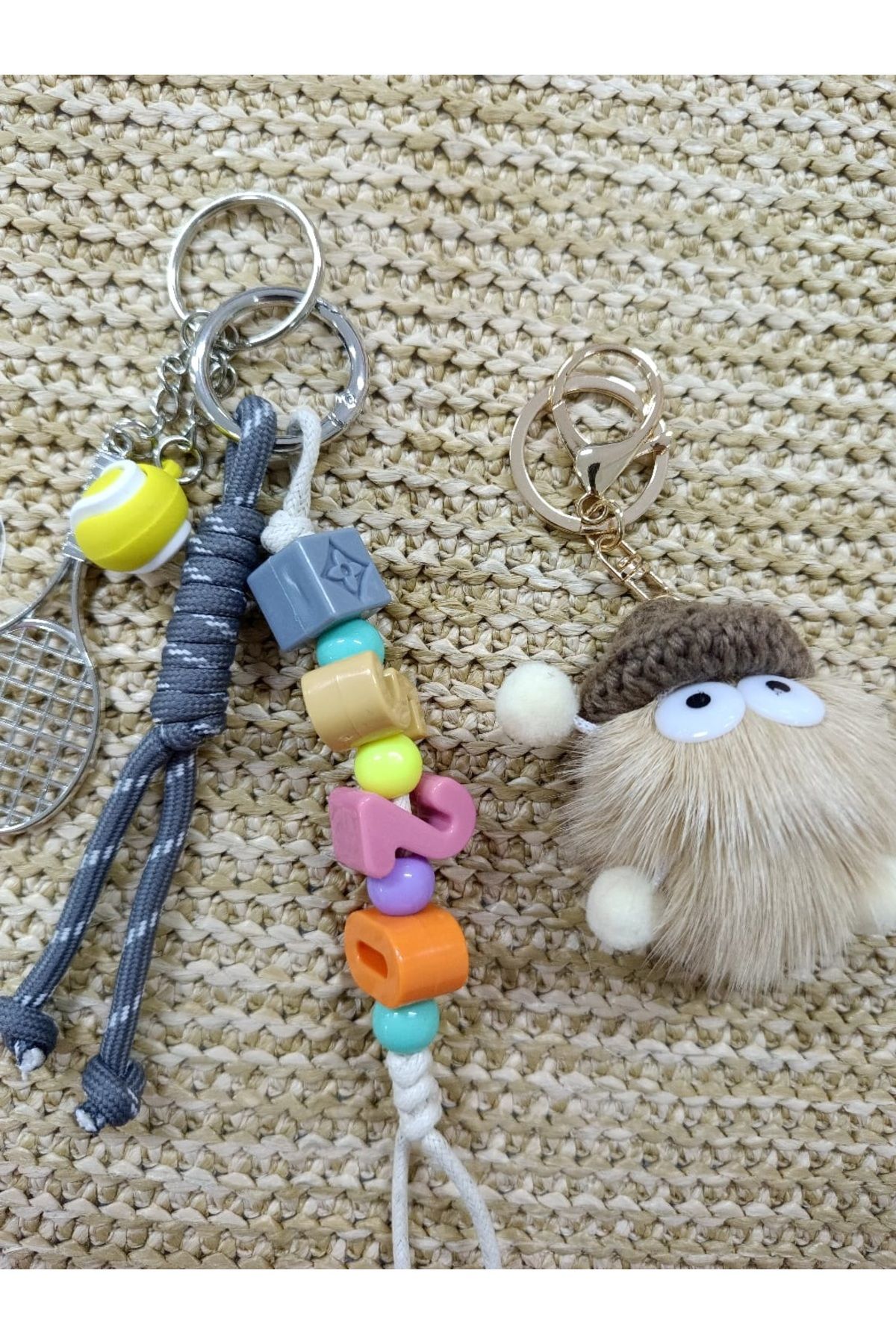 MUTE BAG Çanta charm / süsü ////// Anahtarlık / Trend çanta charmı 2 Adet