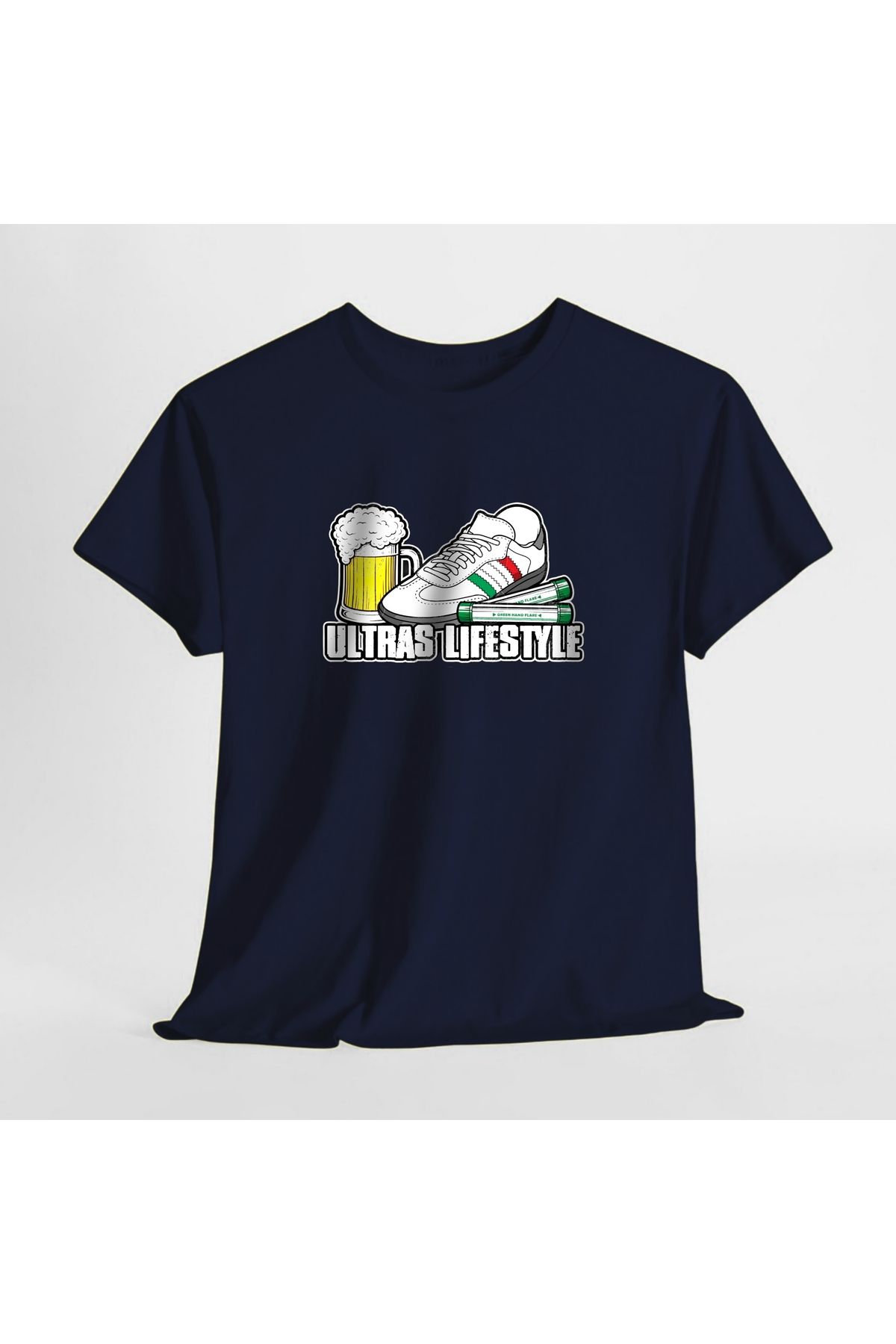 SARI ULTRAS LIFESTYLE TEMALI TSHIRT %100 PAMUK