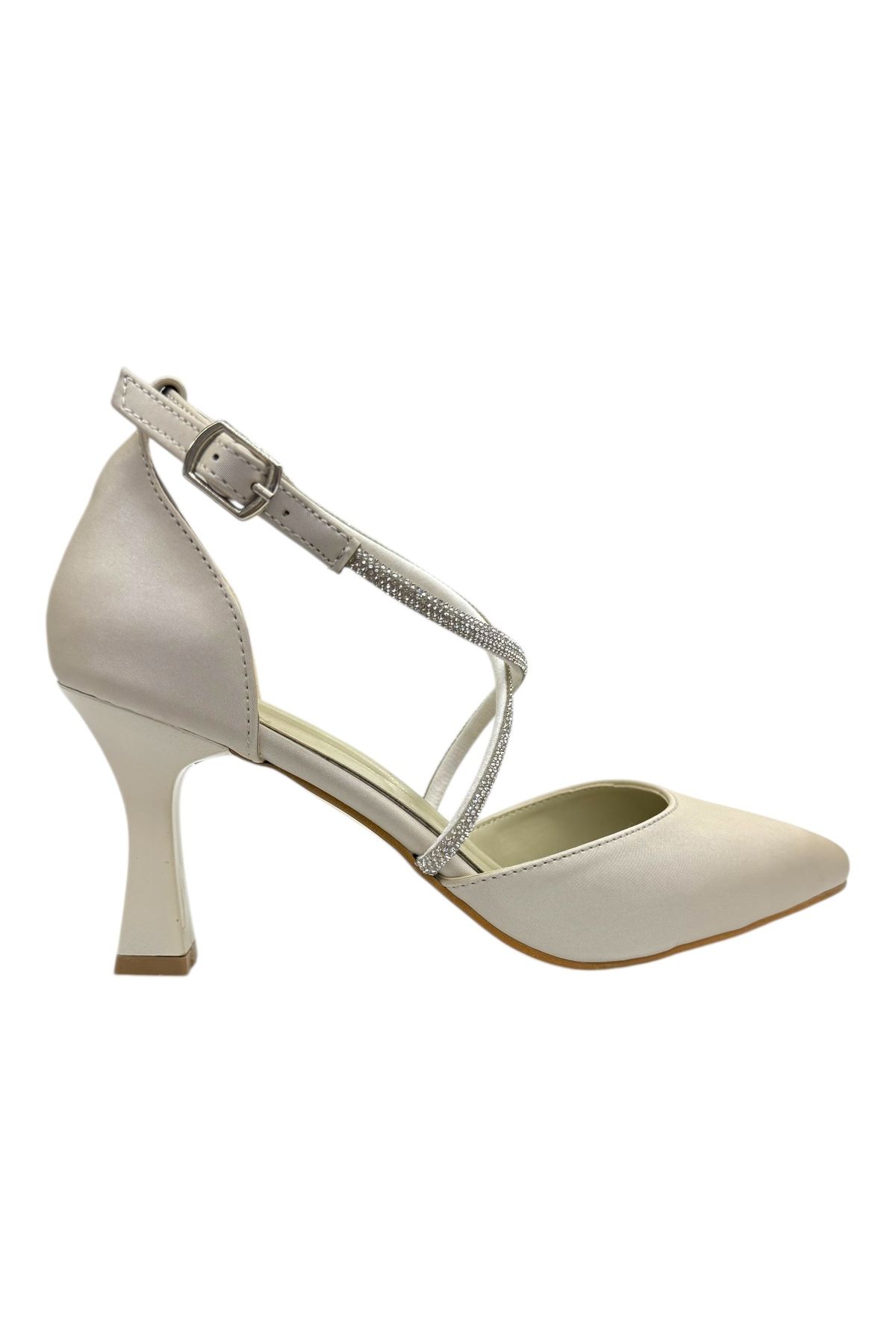 Shoes Çapraz Kristal Bantlı Stiletto