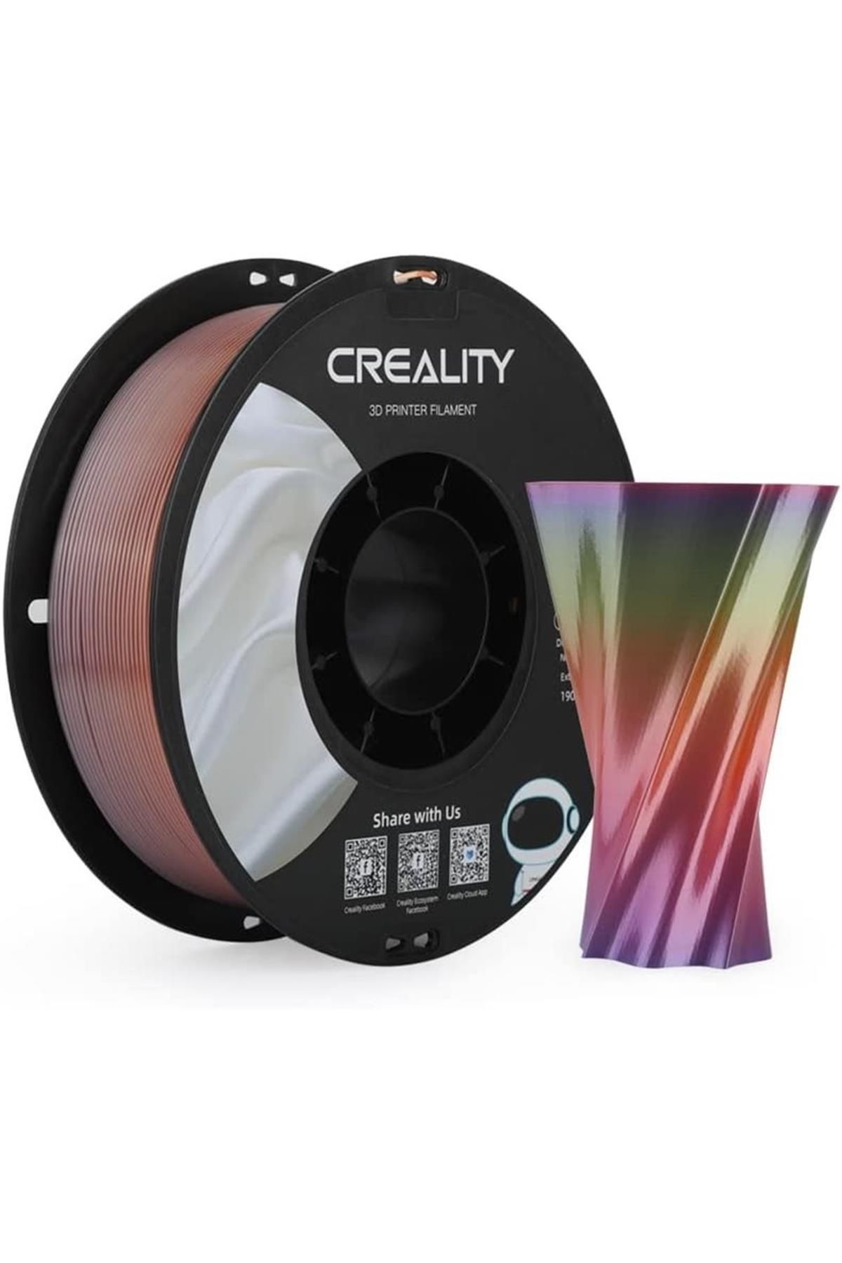 Creality Urhanshop Creality Cr-Silk Rainbow Pla 1,75mm 3D Filament 1Kg