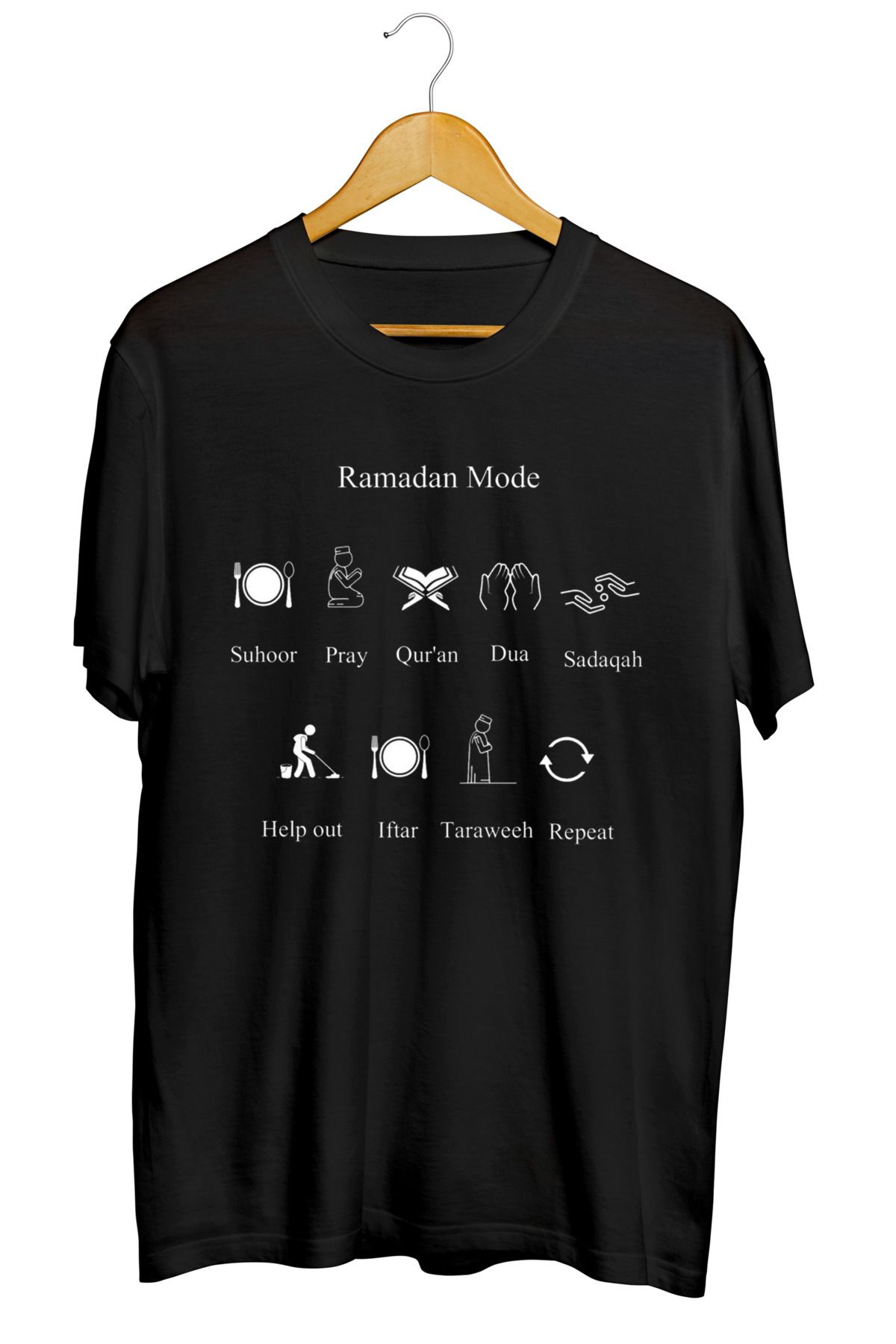 mibas Ramazan Mode On Baskılı Kaliteli Tişört