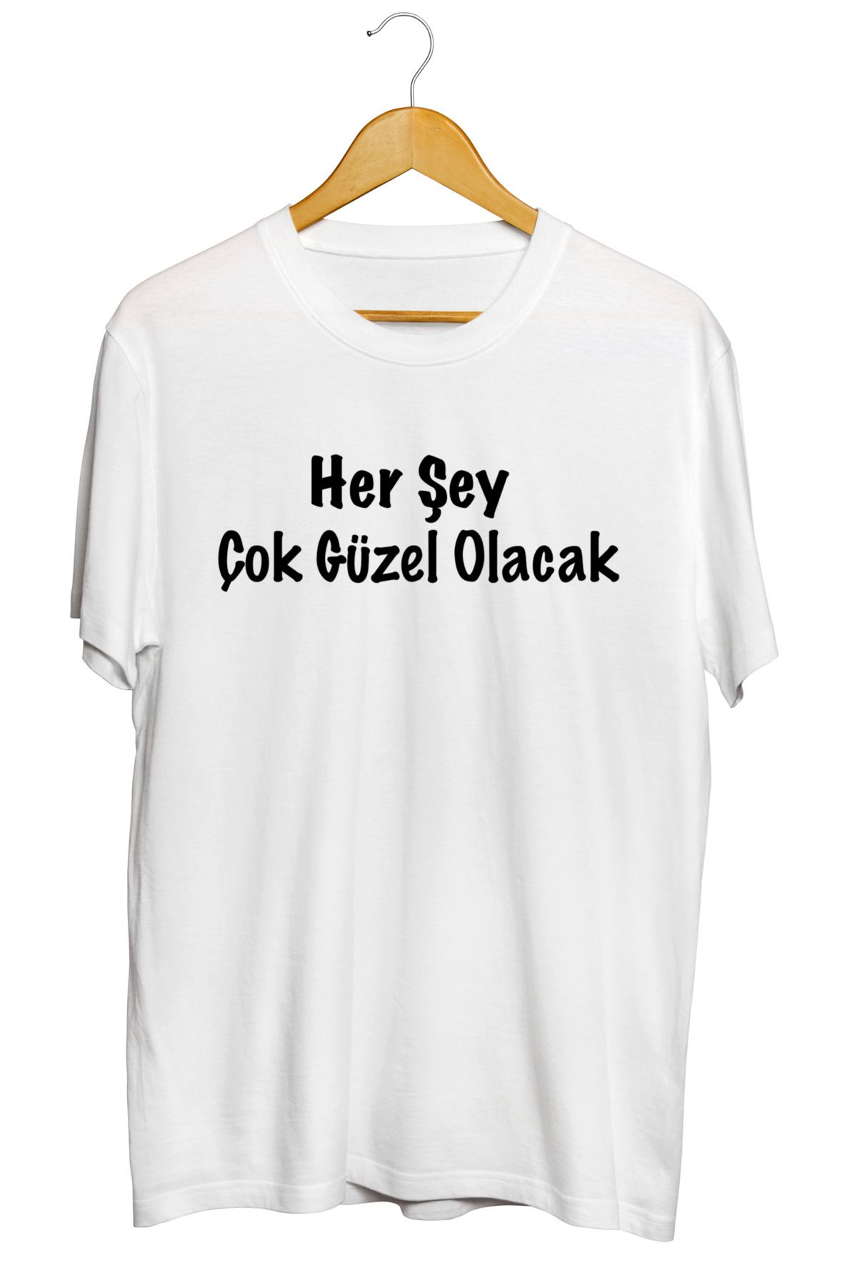 mibas Her Şey Çok Güzel Olacak Baskılı Kaliteli Tişört