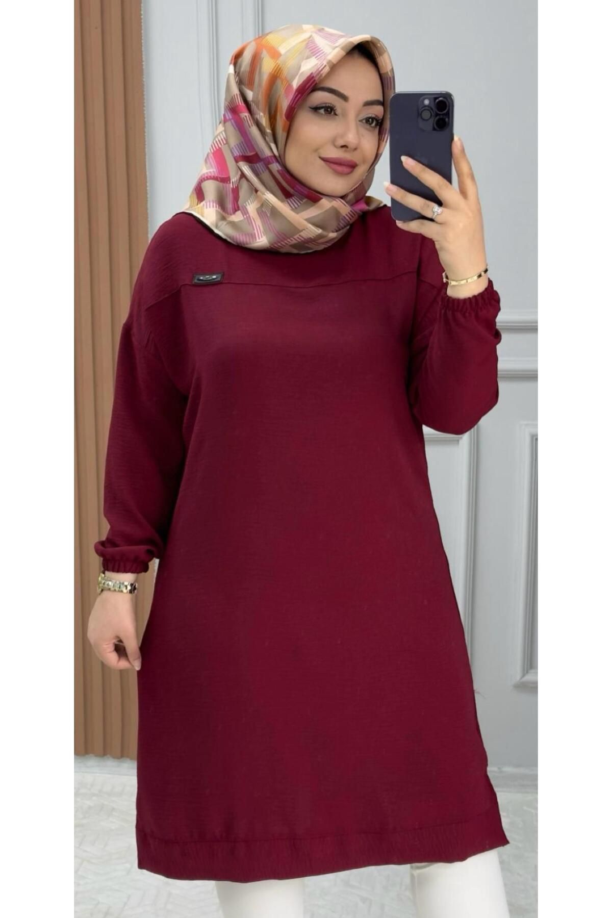 Ebrarengiz Moda AYROBİN BATTAL KADIN TUNİK