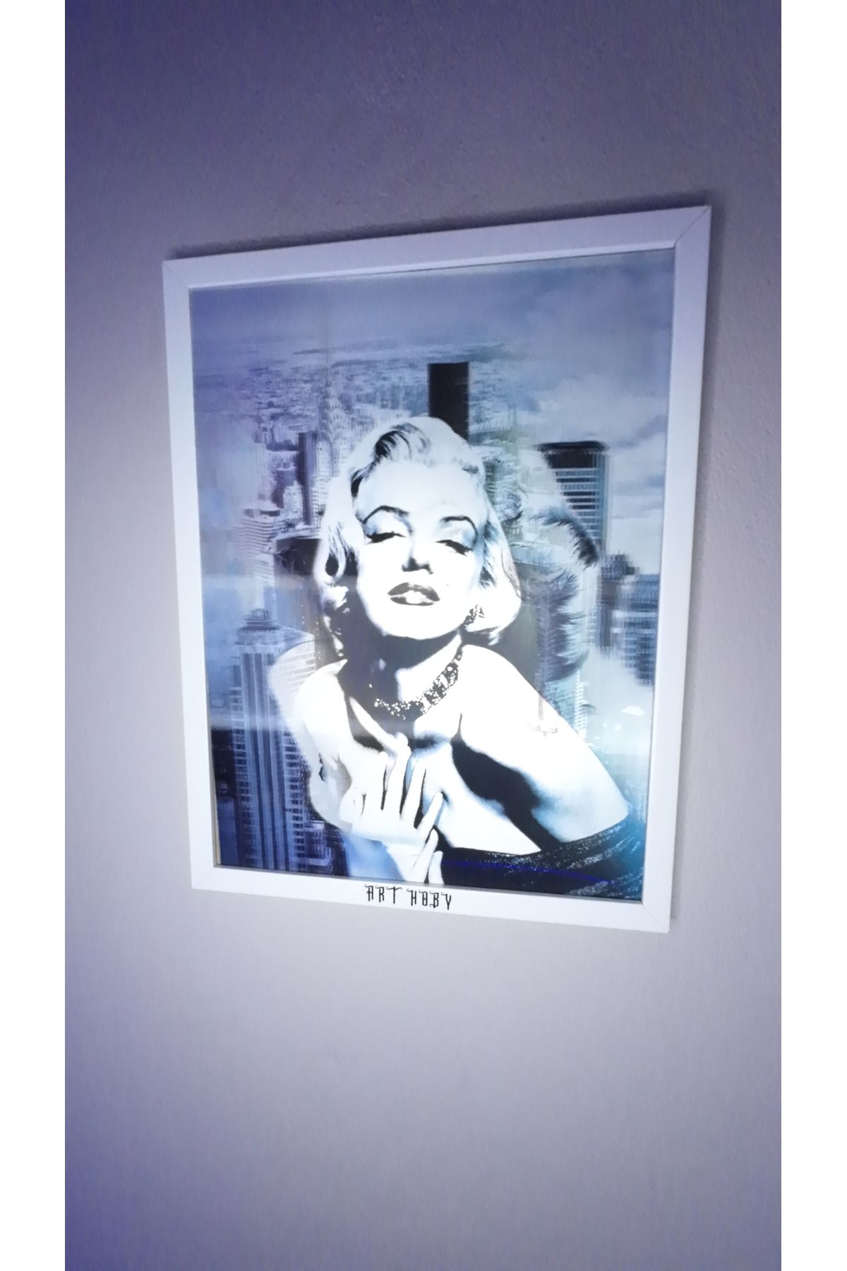 ArtHoby Marilyn Monroe Lenticular 3D Hareketli Tablo (ÇERÇEVESİZ)