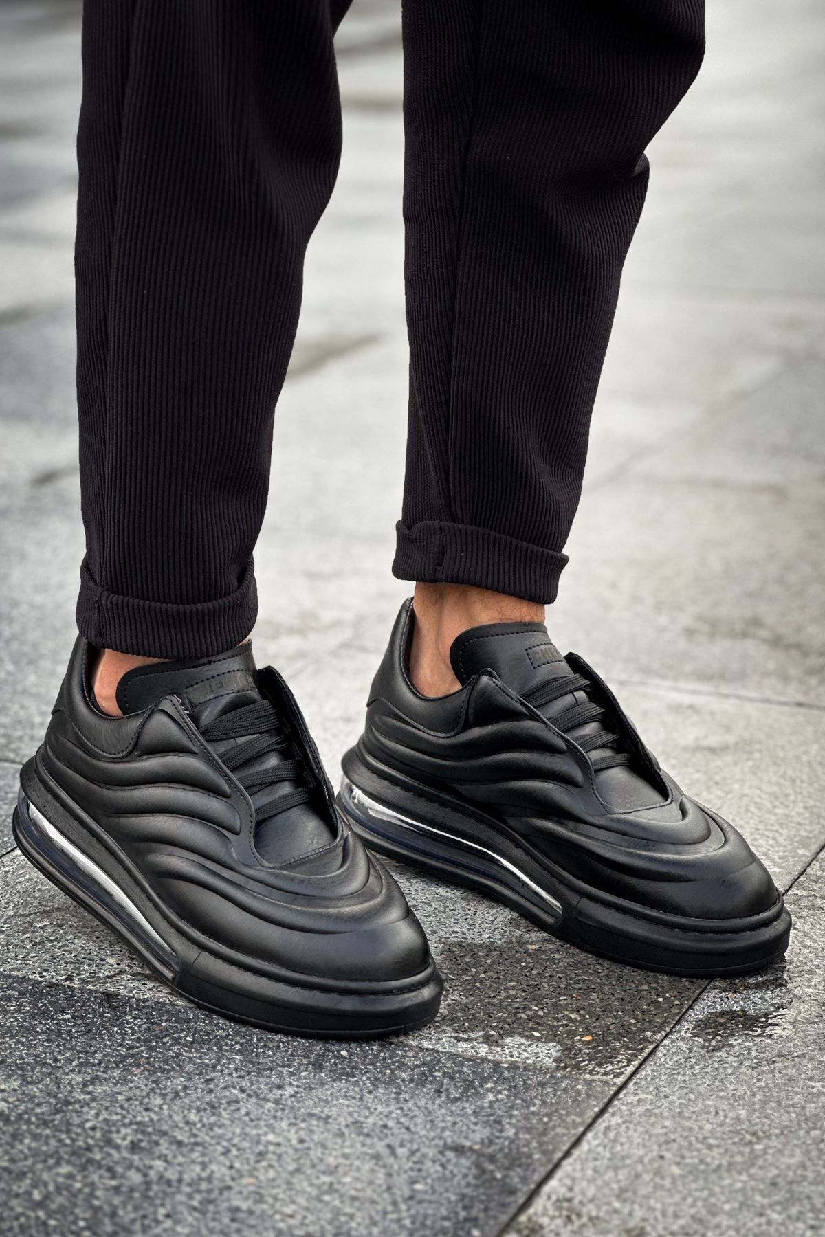 devrialemshoes CH299 FST Sollıevo Erkek Ayakkabı SIYAH