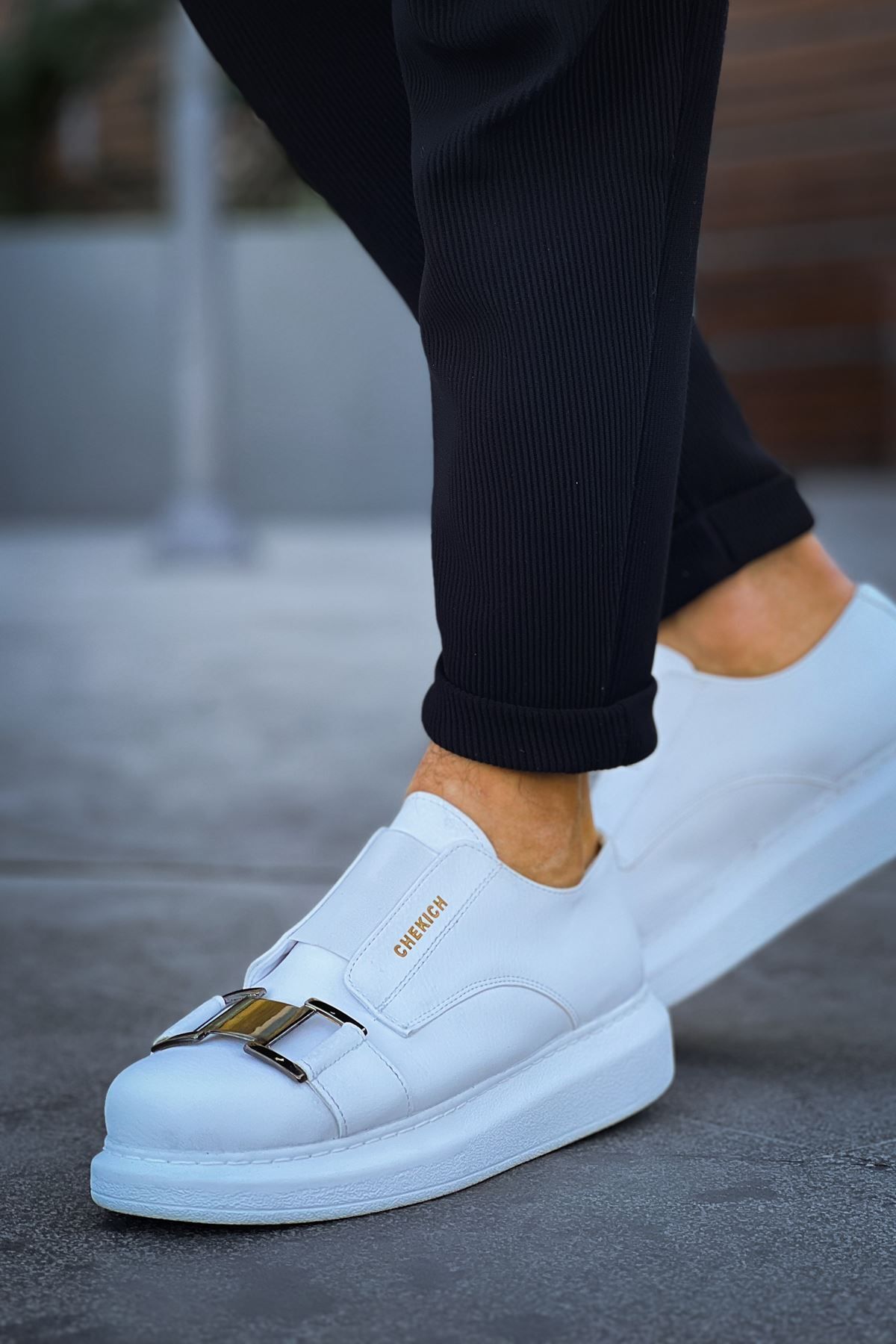 devrialemshoes CH297 CBT Erkek Ayakkabı BEYAZ
