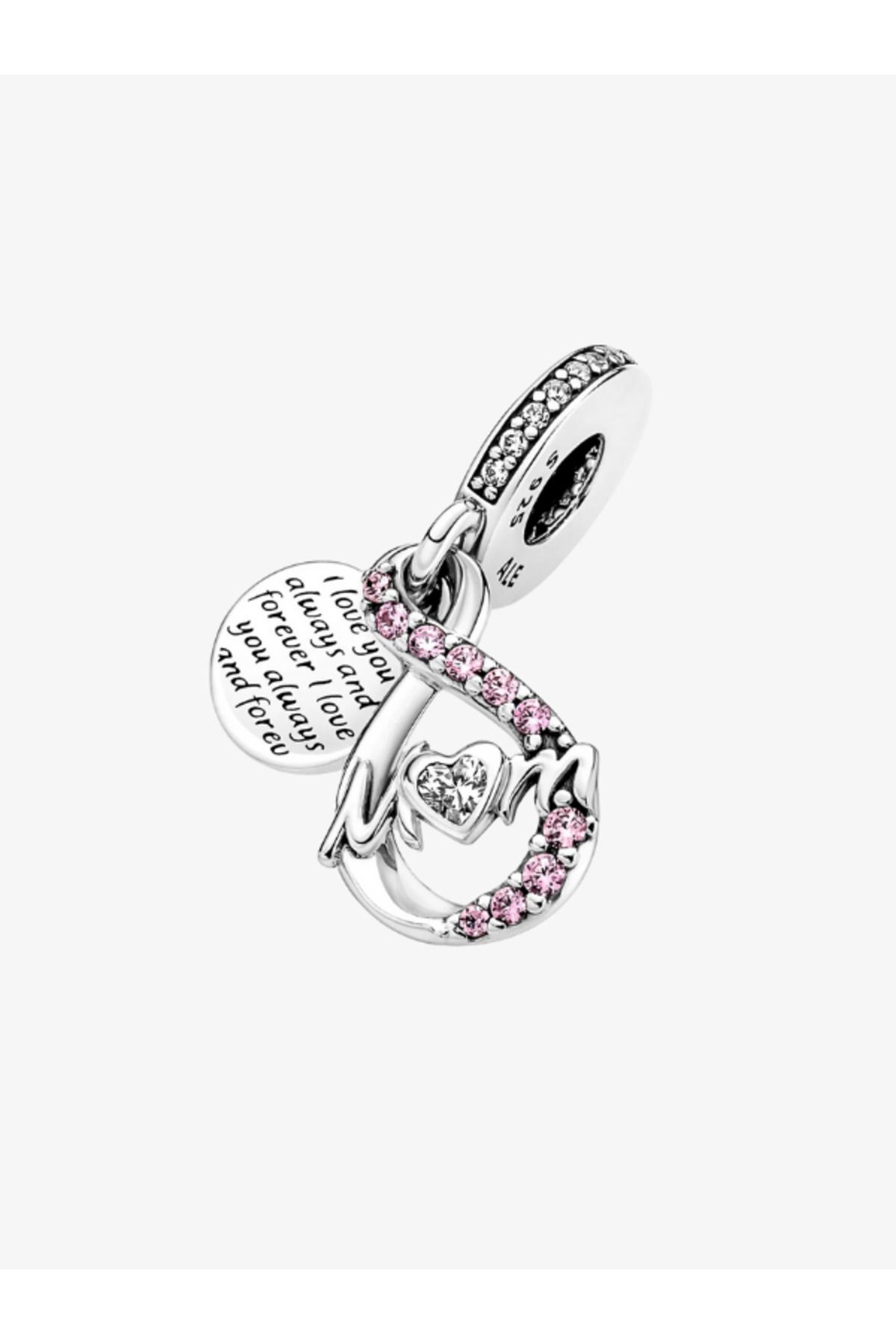 maisonleor Sonsuzluk Mom Yazılı Sallantılı Charm
