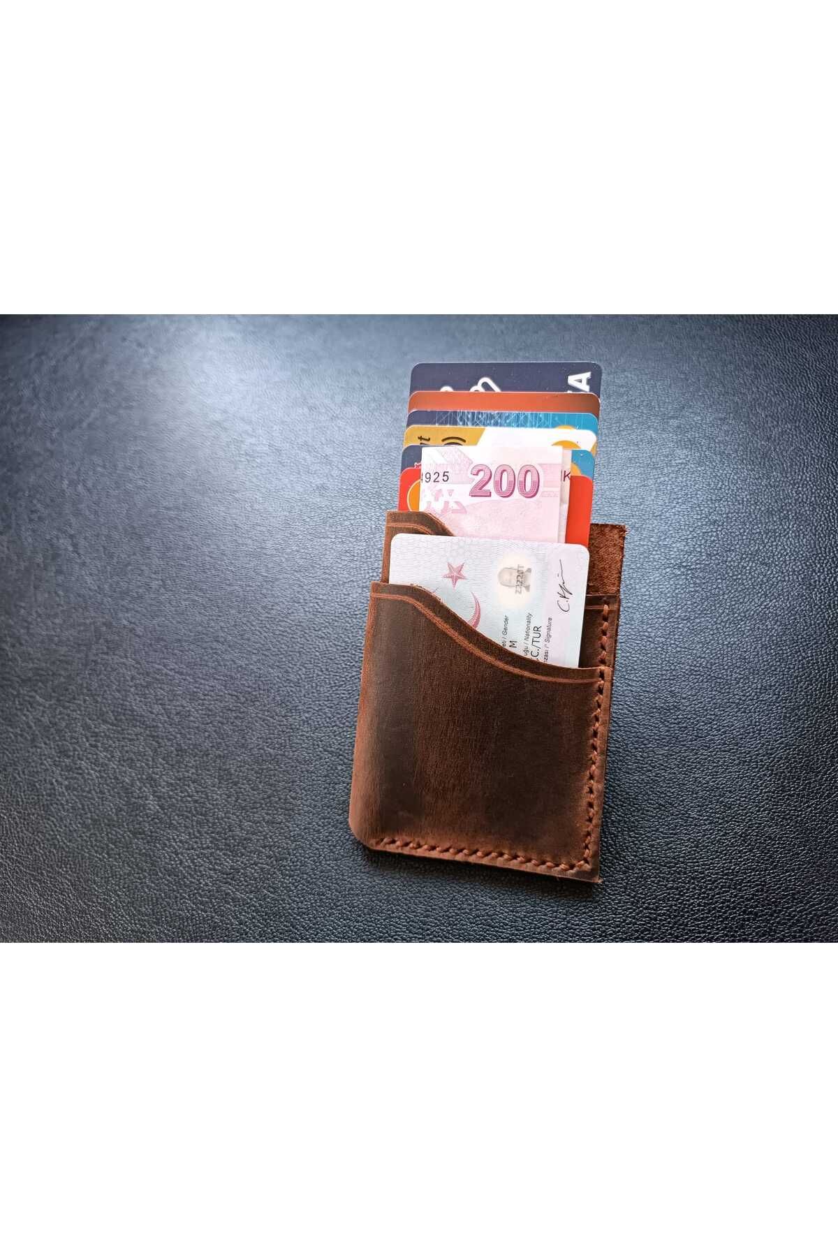 ABS Hakiki Feri El Yapımı Minimalist Kartlık
