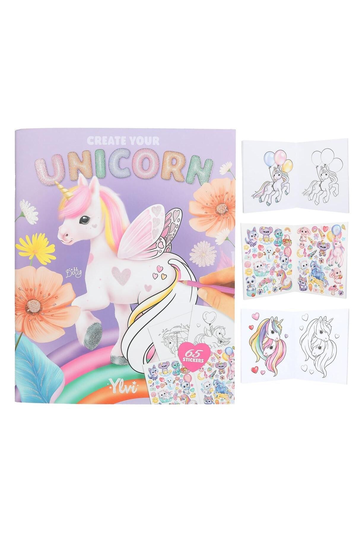 Top Model Ylvi Unicorn Boyama Kitabı