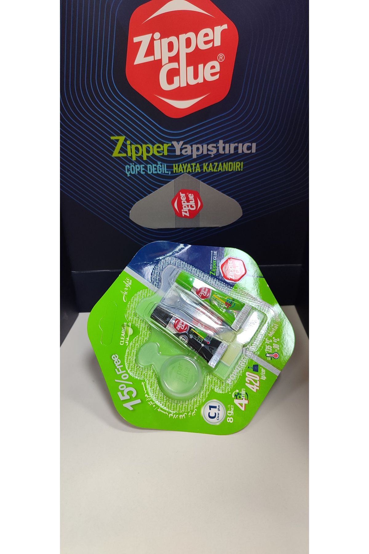LİDER MOBİLYA Zipper Glue çift bileşeni İran yapıştırıcısı C1 8g