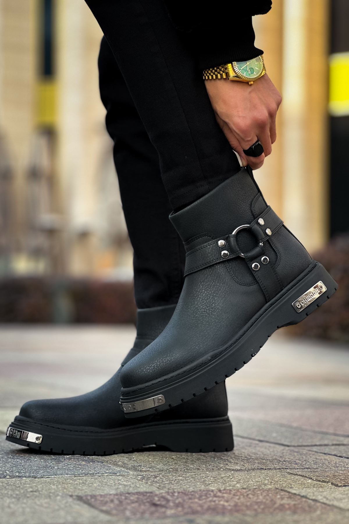 devrialemshoes CH227 CST Yukon Erkek Bot SIYAH