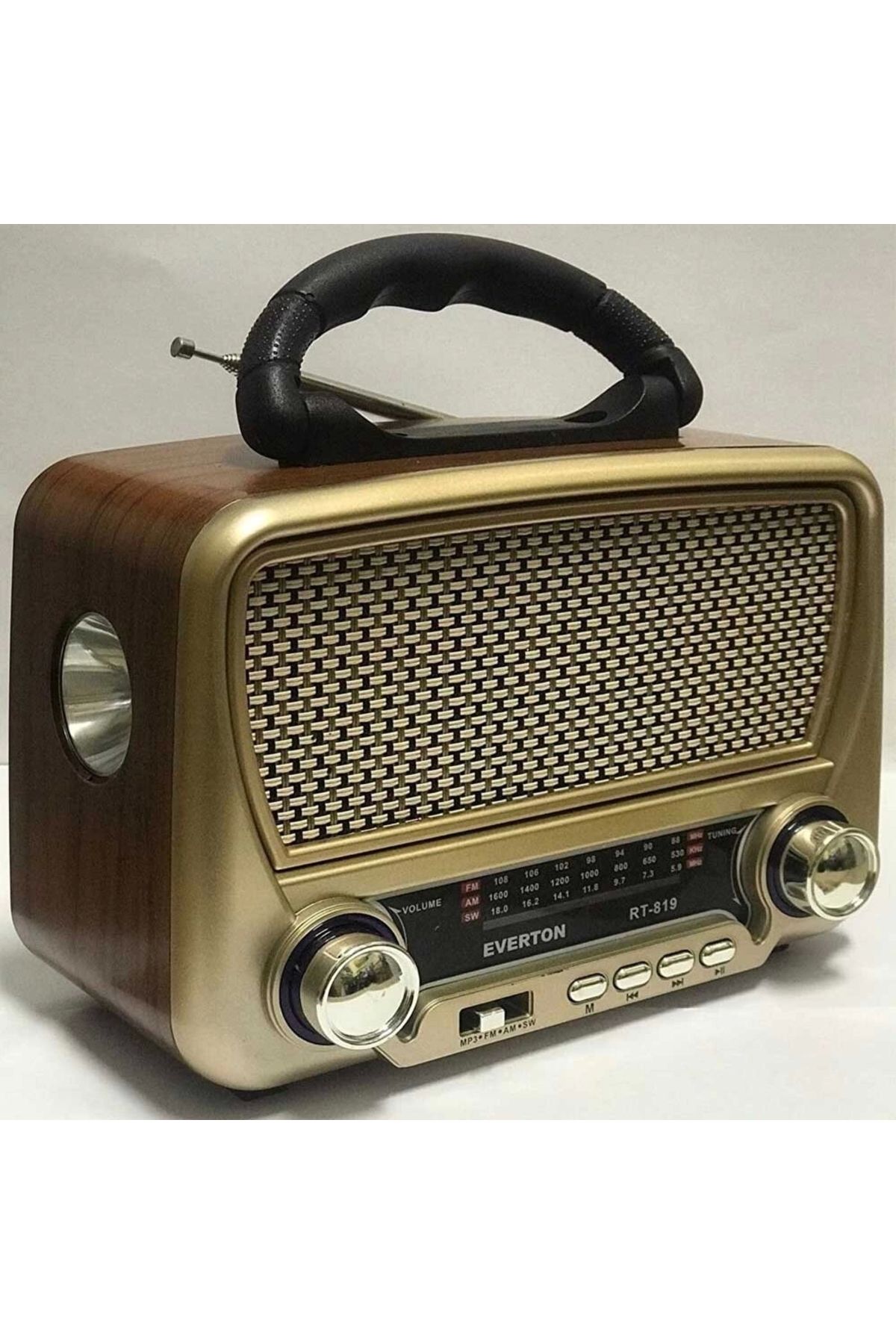 Nemere Güneş Enerjili Nostaljik Fm Aux Usb Müzik Çalar Rt-819