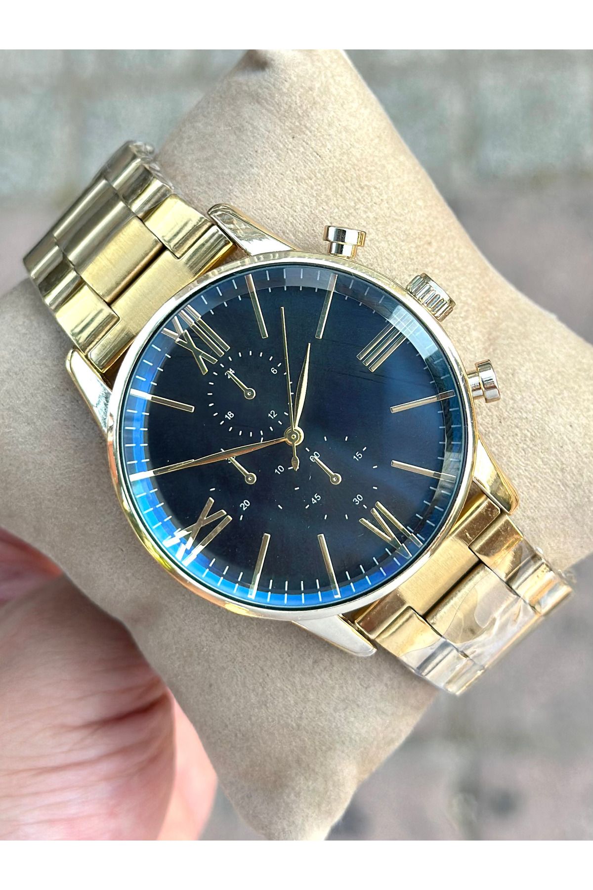 pierrose Gold Çelik Kordon Erkek Kol Saati