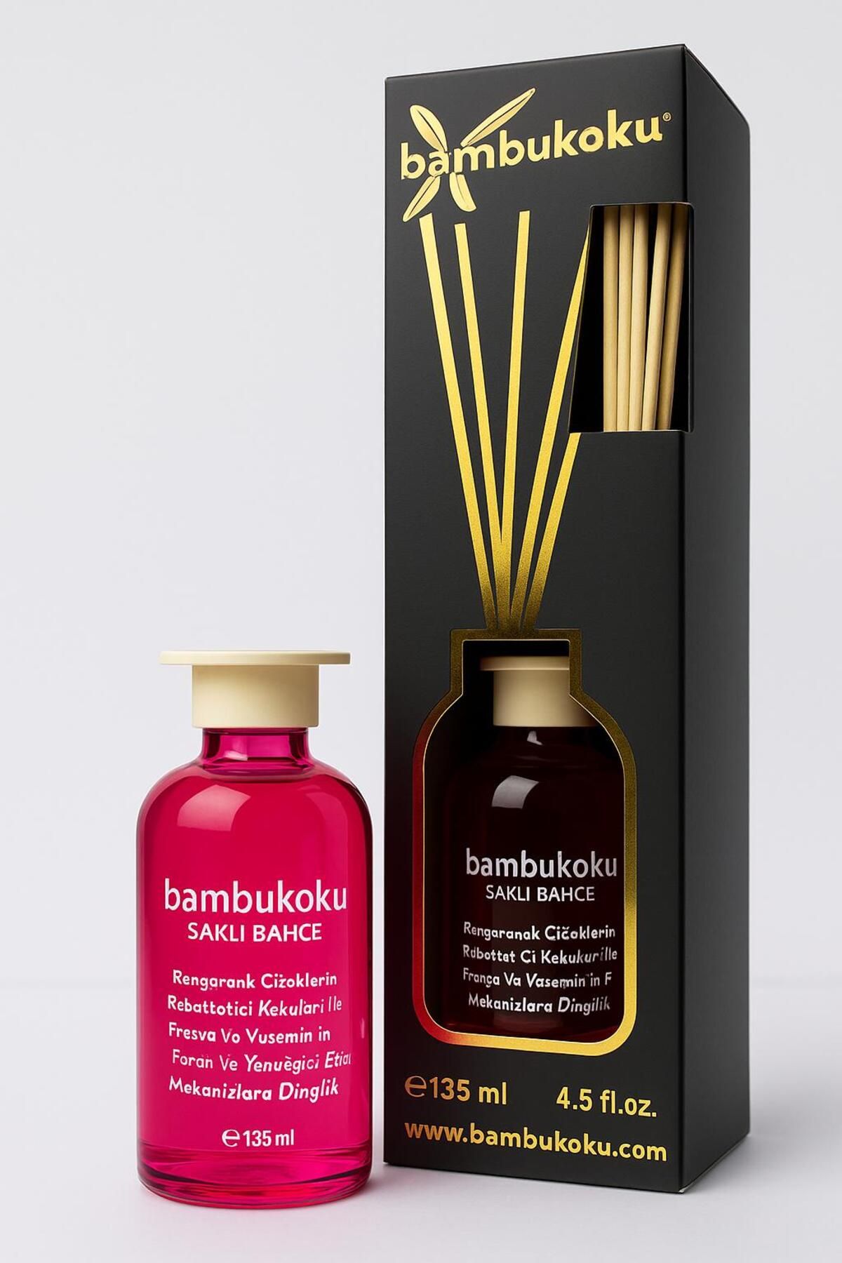 BAMBUKOKU Saklı Bahçe oda kokusu 135 ml