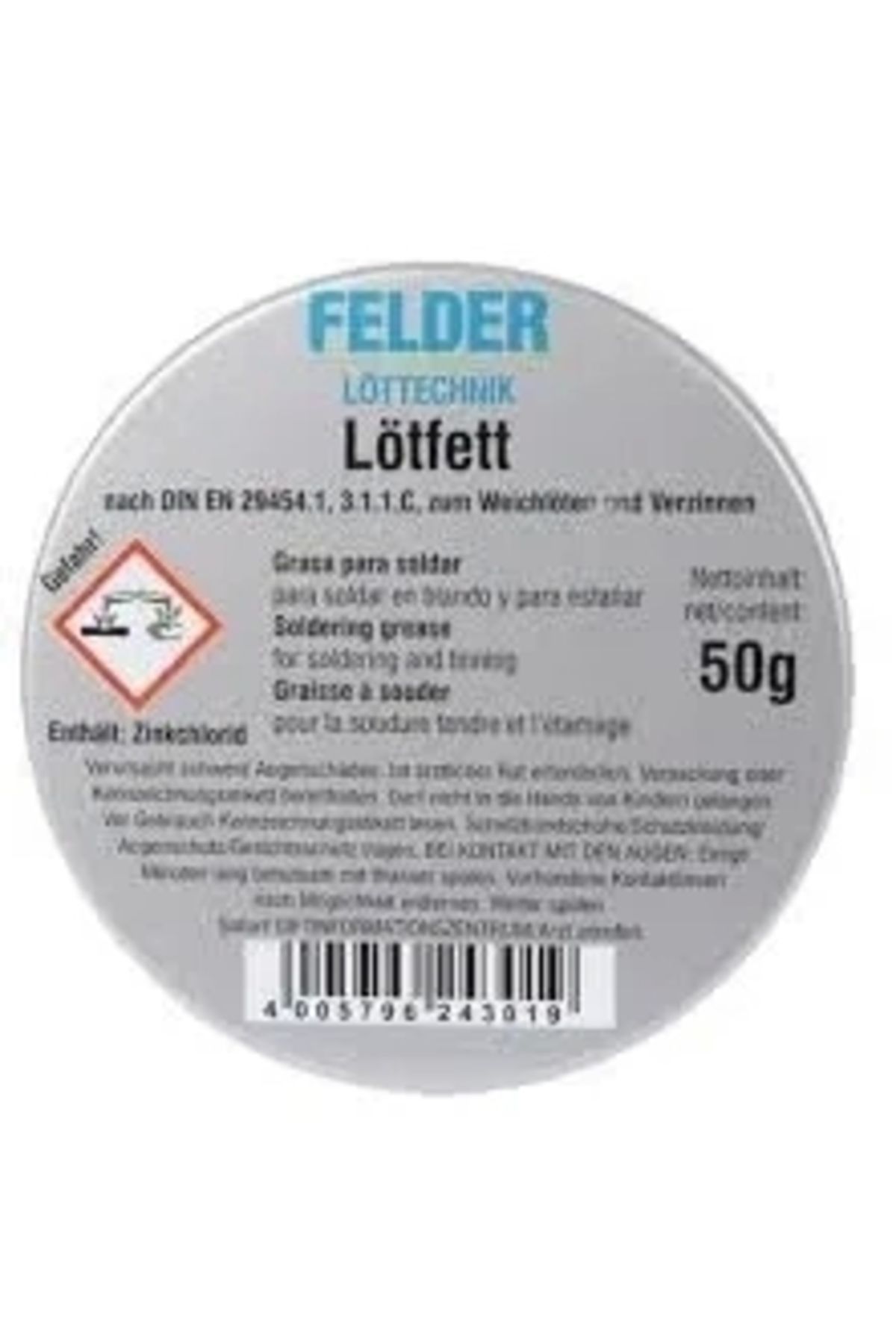 Generic Felder Lötfett Lehim Pastası 50 Gr