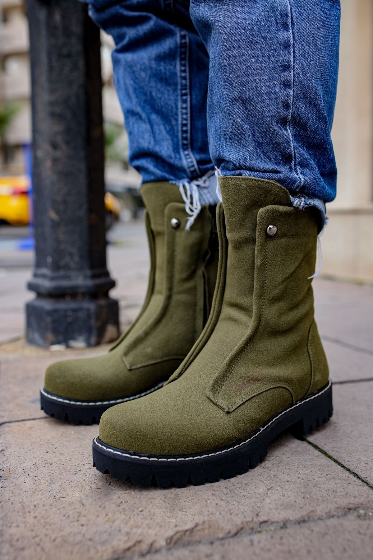 devrialemshoes CH027 SST Quebec Erkek Bot HAKI
