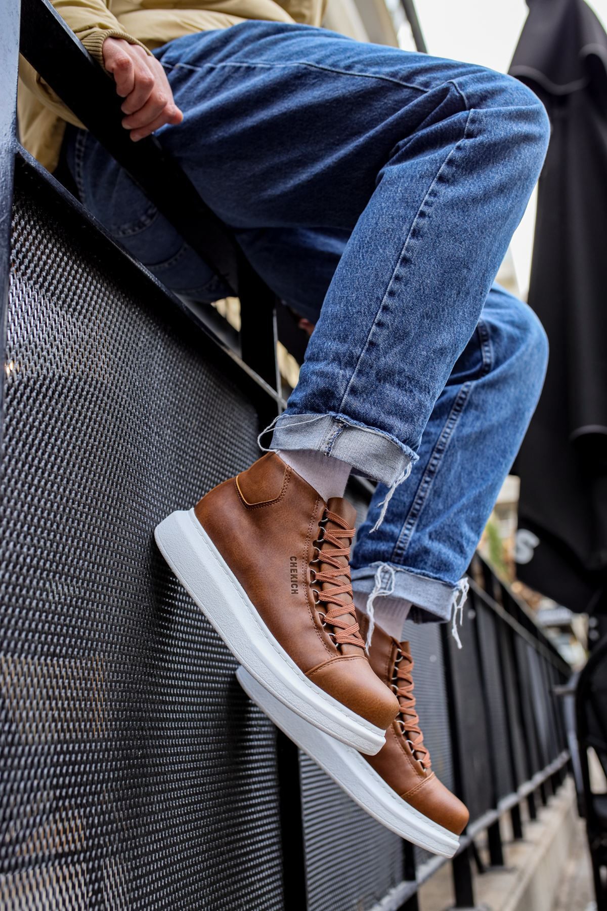 devrialemshoes CH258 CBT Roma Erkek Bot TABA