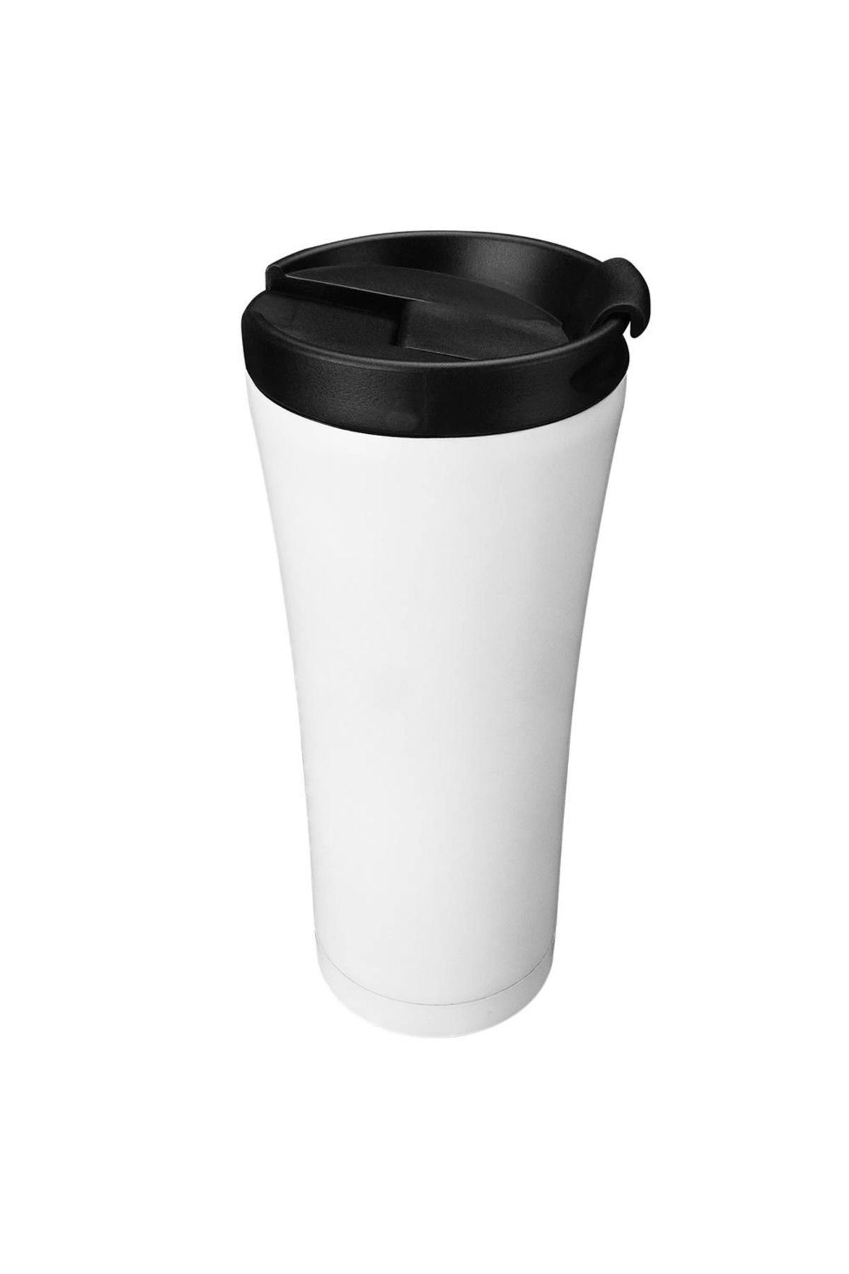 S-LINK SL-TM1971A Mat Beyaz 500ML Iç 304 Dış 201 Paslanmaz Çelik Termos Kupa