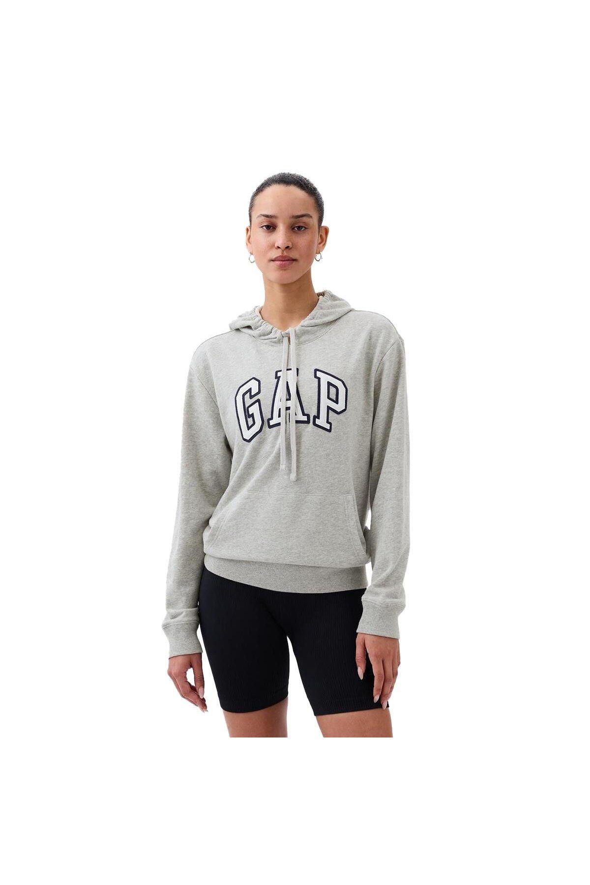 GAP Logo Fransız Havlu Kumaş Sweatshirt - 870537