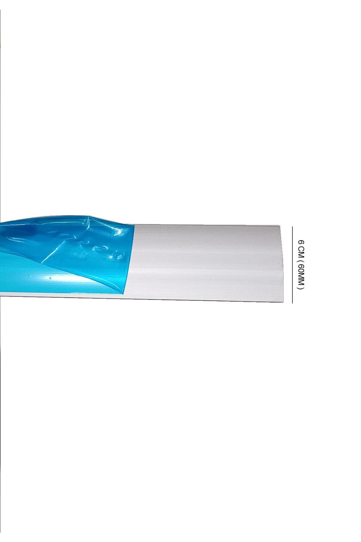 Mikasso Kapı Eşik Çıtası 88 Cm Geniş Parke Kapı Altı Çıtası Geniş 60mm Gri Yapışkanlı Kapı Eşik Profili 2 Yı