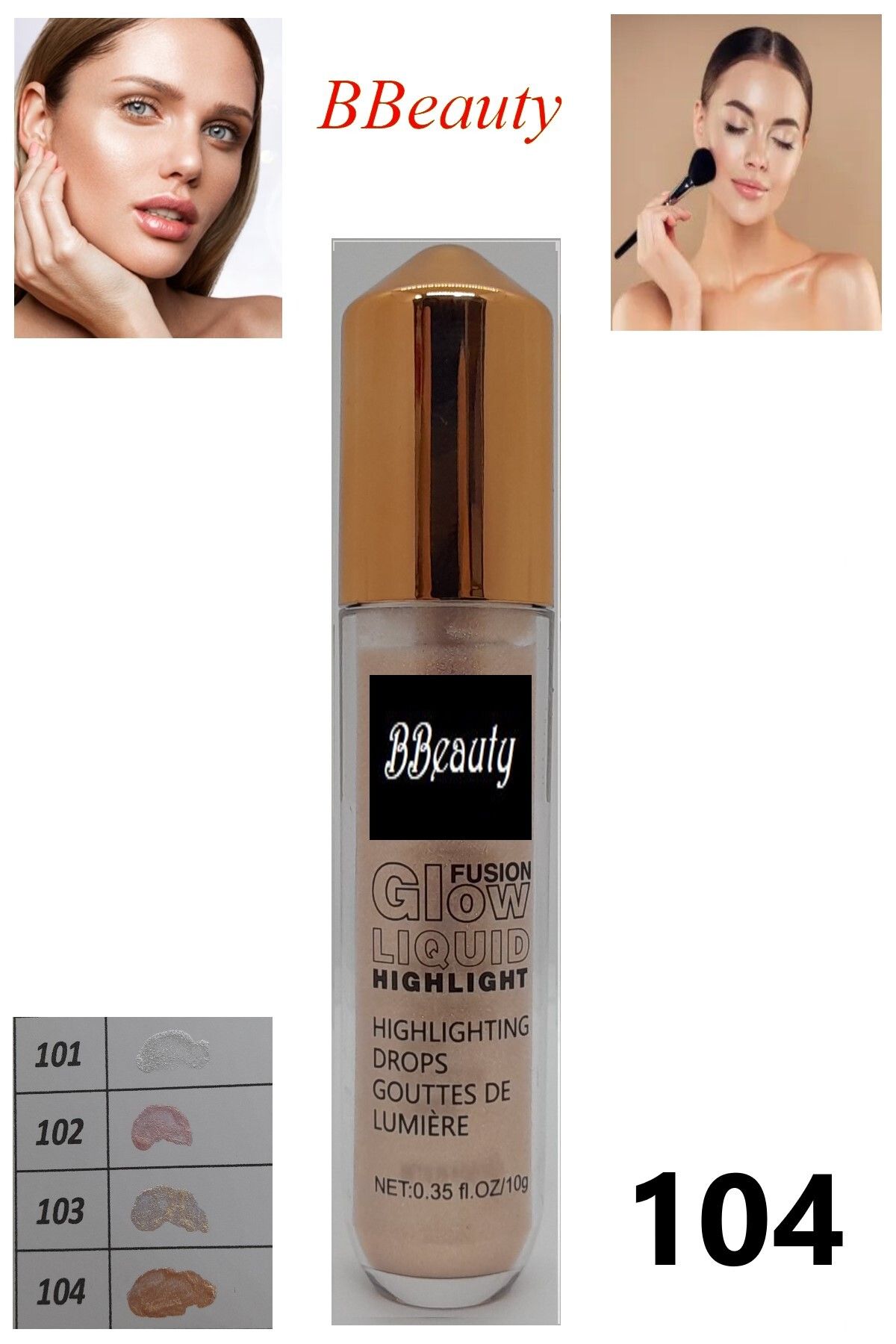 BBeauty Fusion Glow Luquid Highlight Likit Aydınlatıcı Highlighter