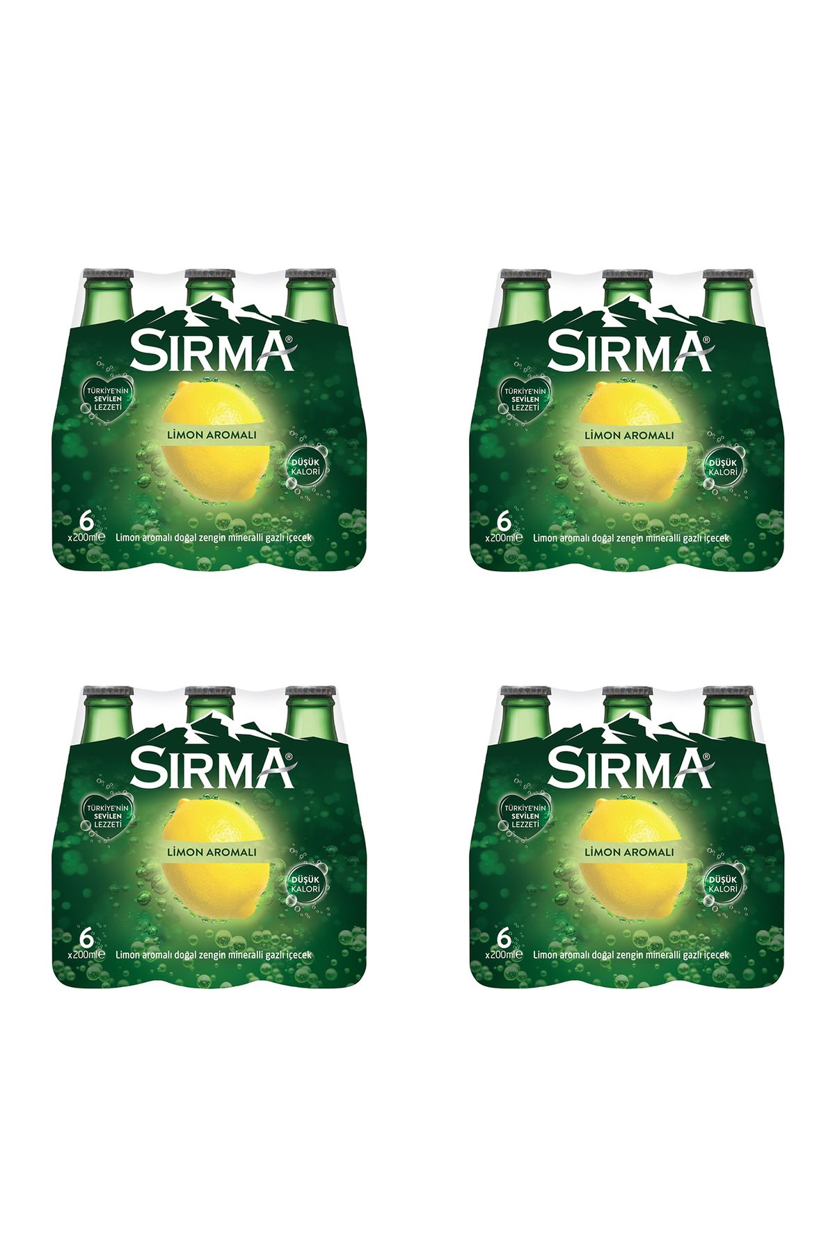 Magika Design Sırma Limon Aromalı Maden Suyu 200 ML x 24 Adet