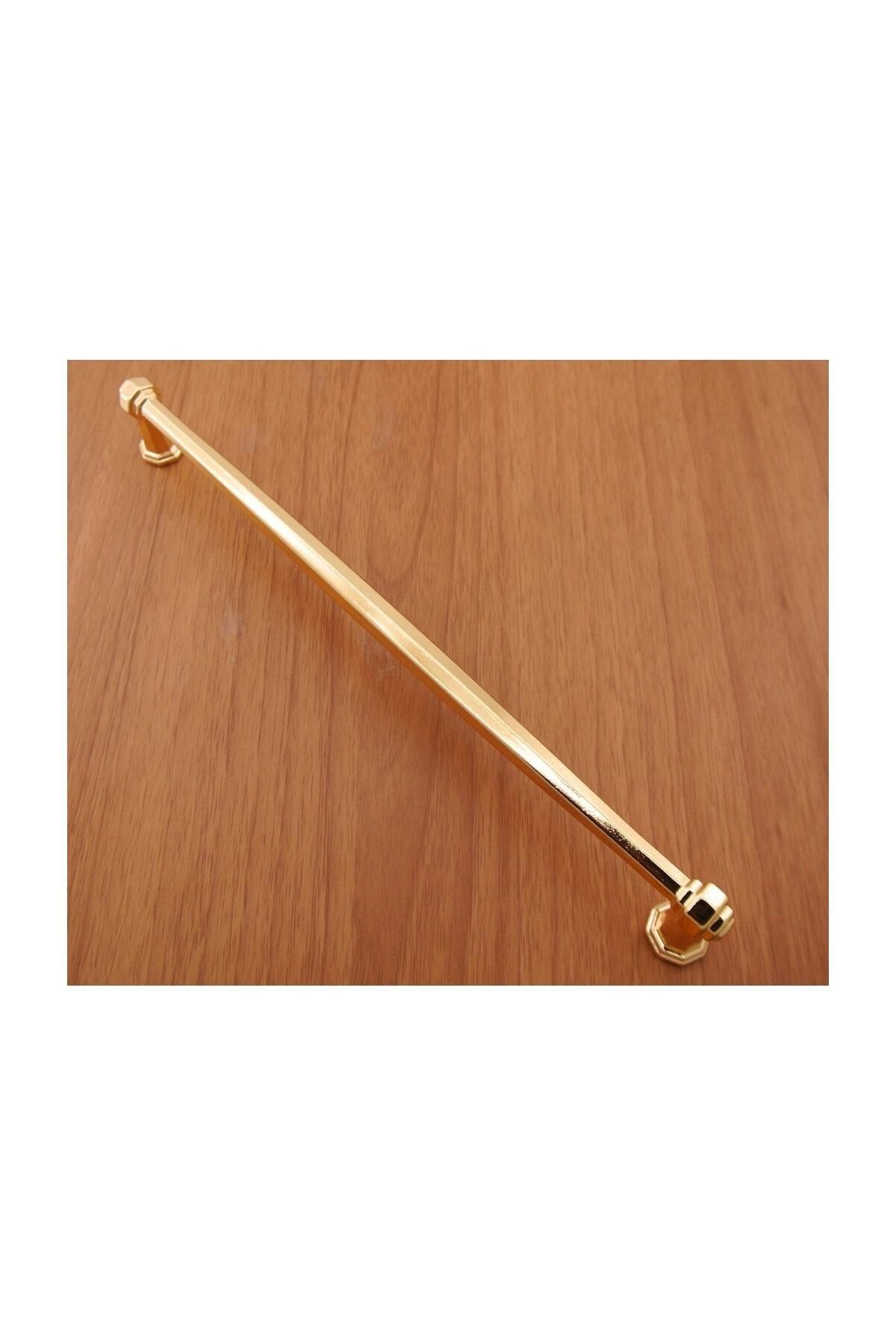 Mikasso Sütun Altın Kulp 224 mm Kapı Kulpu Metal