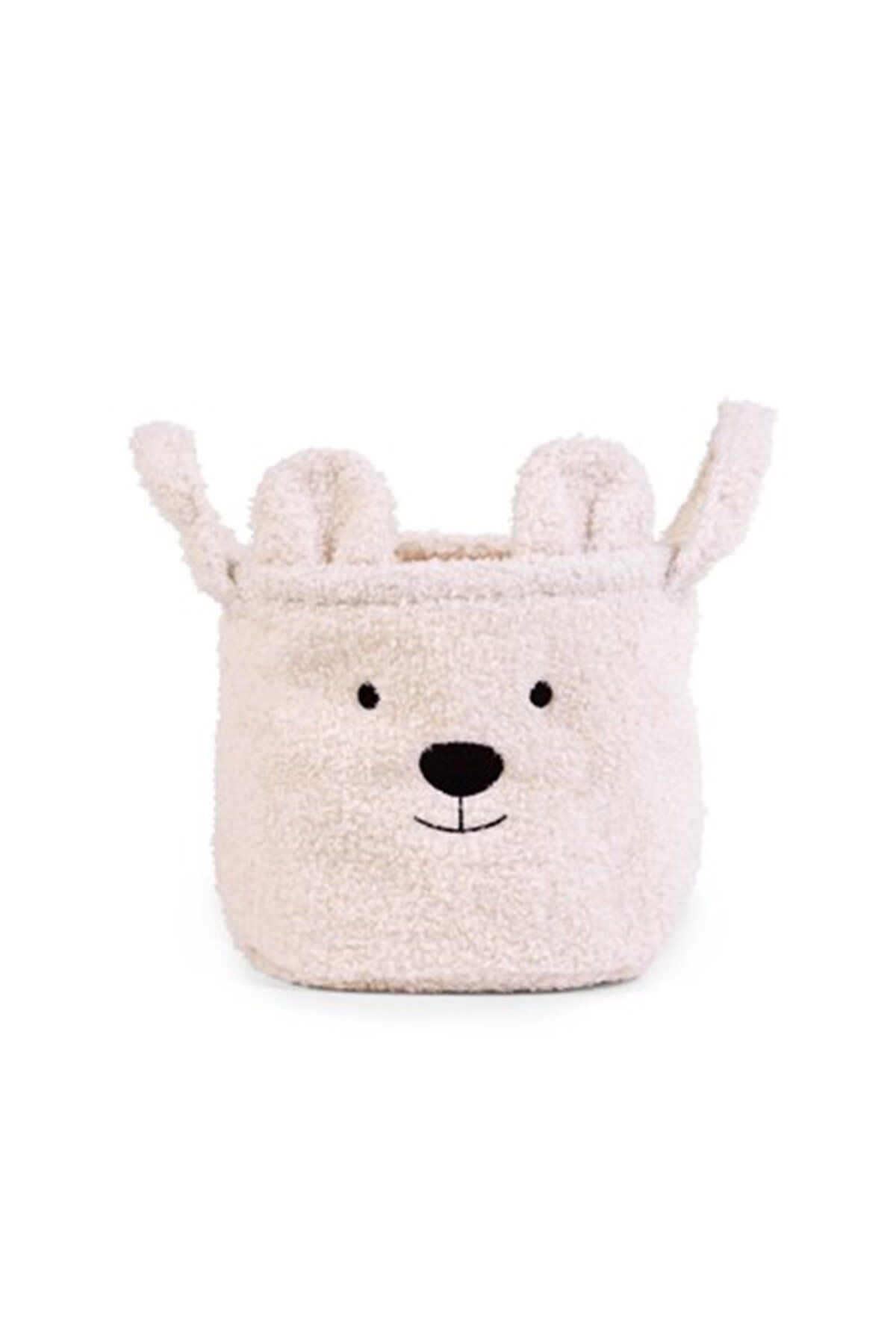 CHILDHOME Saklama Kutusu Teddy White 25X20X20